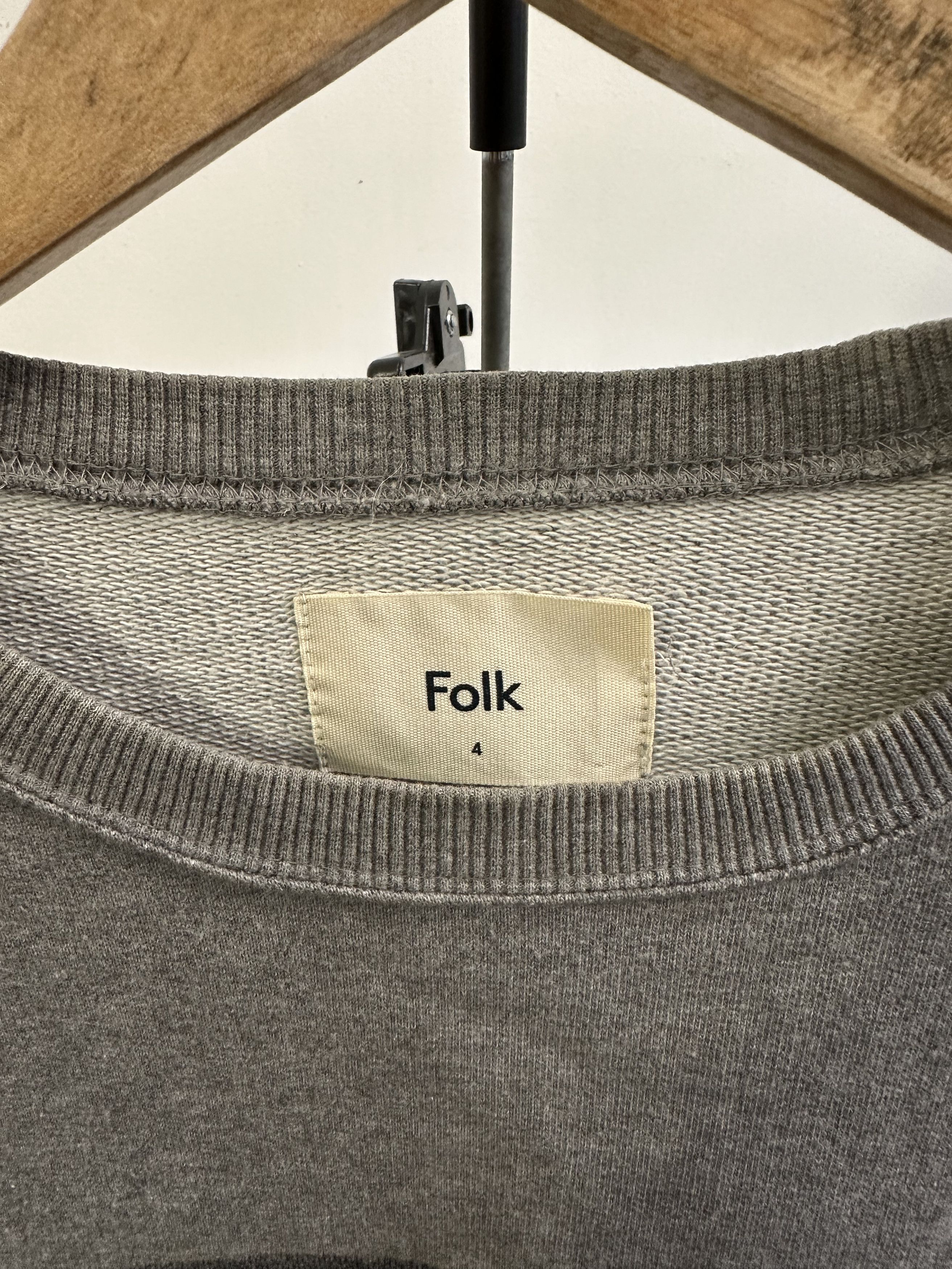 Folk Folk Grey Classic Sweatshirt M Men's Size US M / EU 48-50 / 2 - 3 Thumbnail