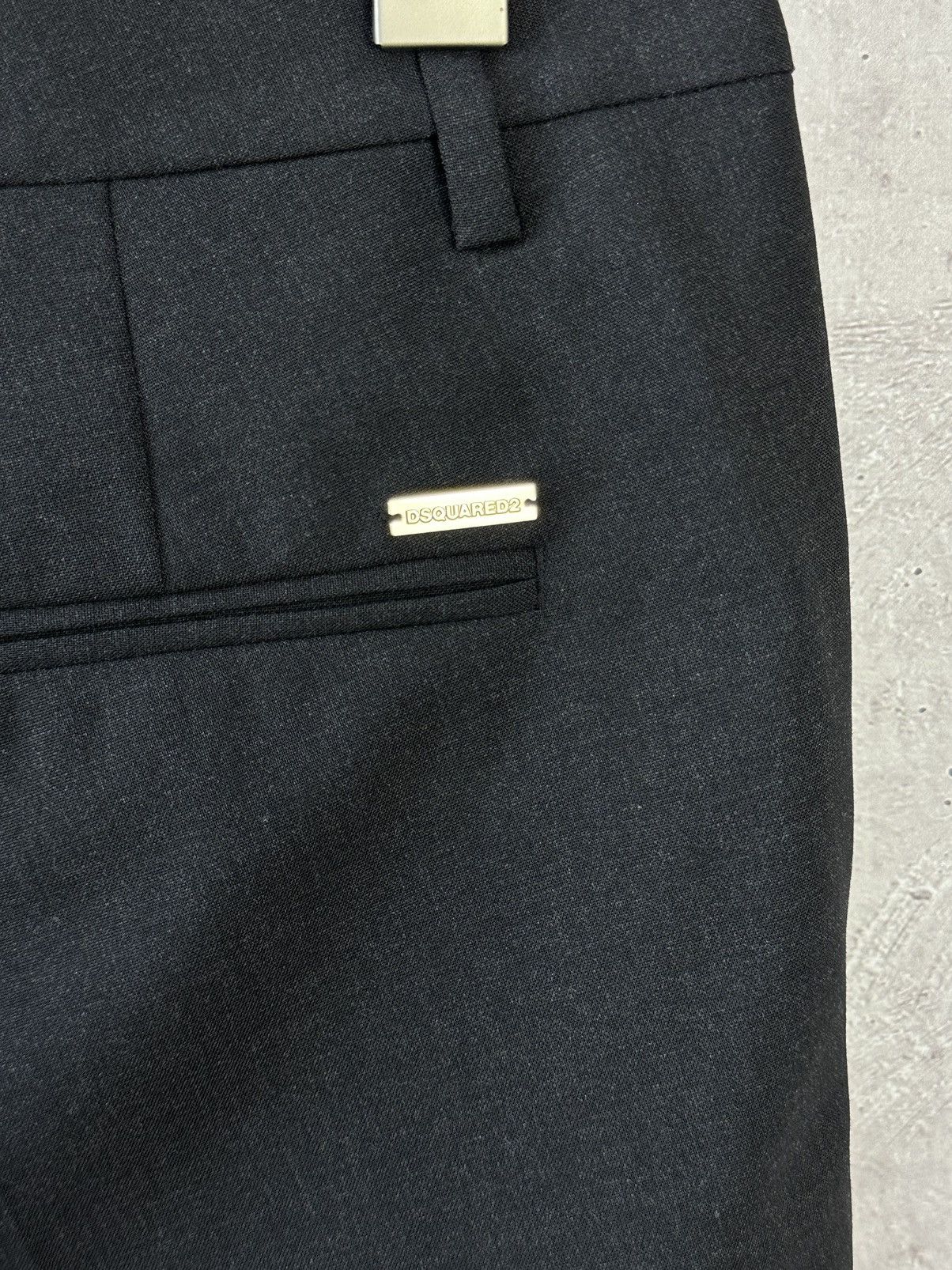 Dsquared2 D2 Dsquared2 Grey Wool Ankle Zip Made in Italy Pants Size 27" / US 4 / IT 40 - 7 Thumbnail