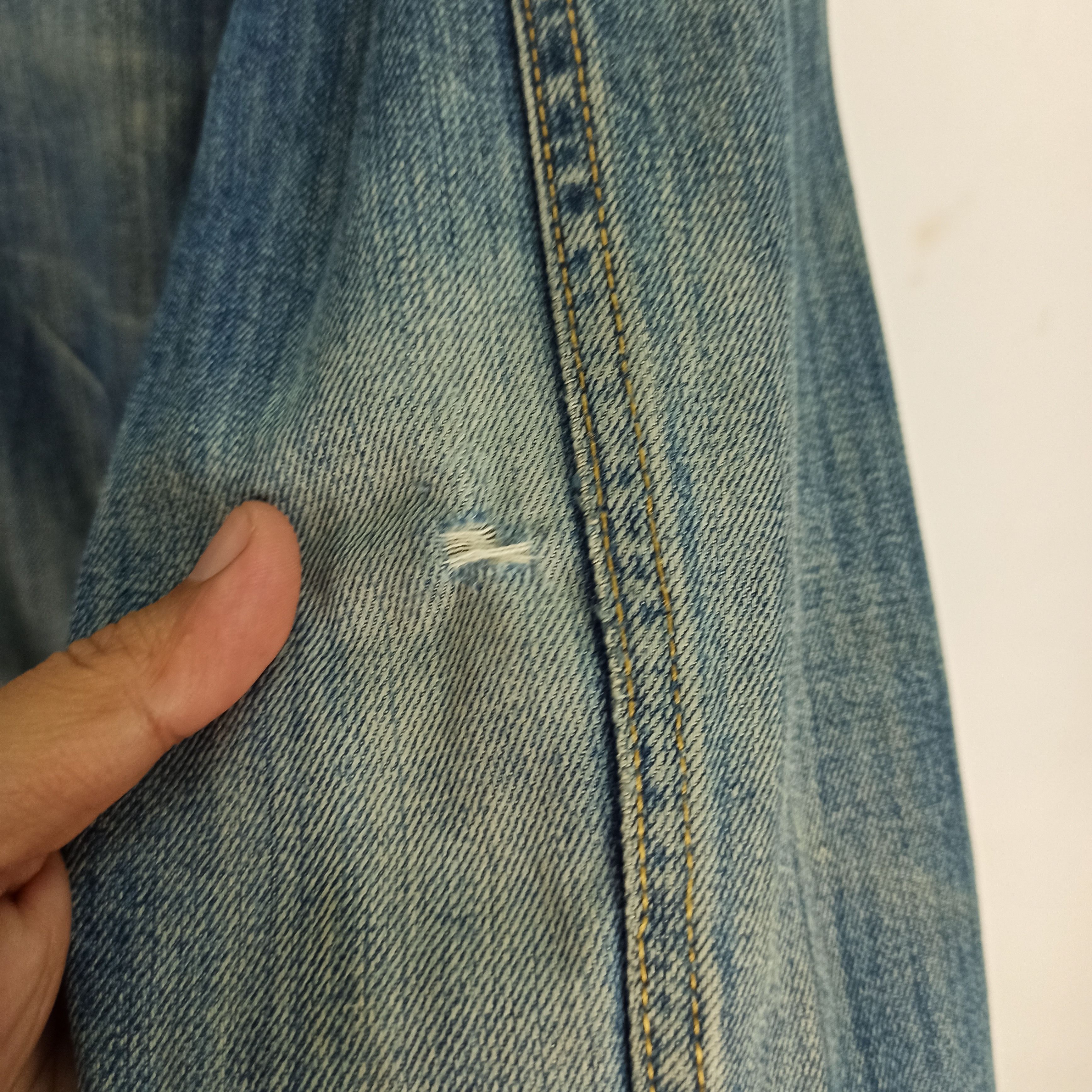 Indigo 🔥STEALS🔥 Rare Indigo Original Made Jacket Jeans Distressed Size US M / EU 48-50 / 2 - 10 Thumbnail