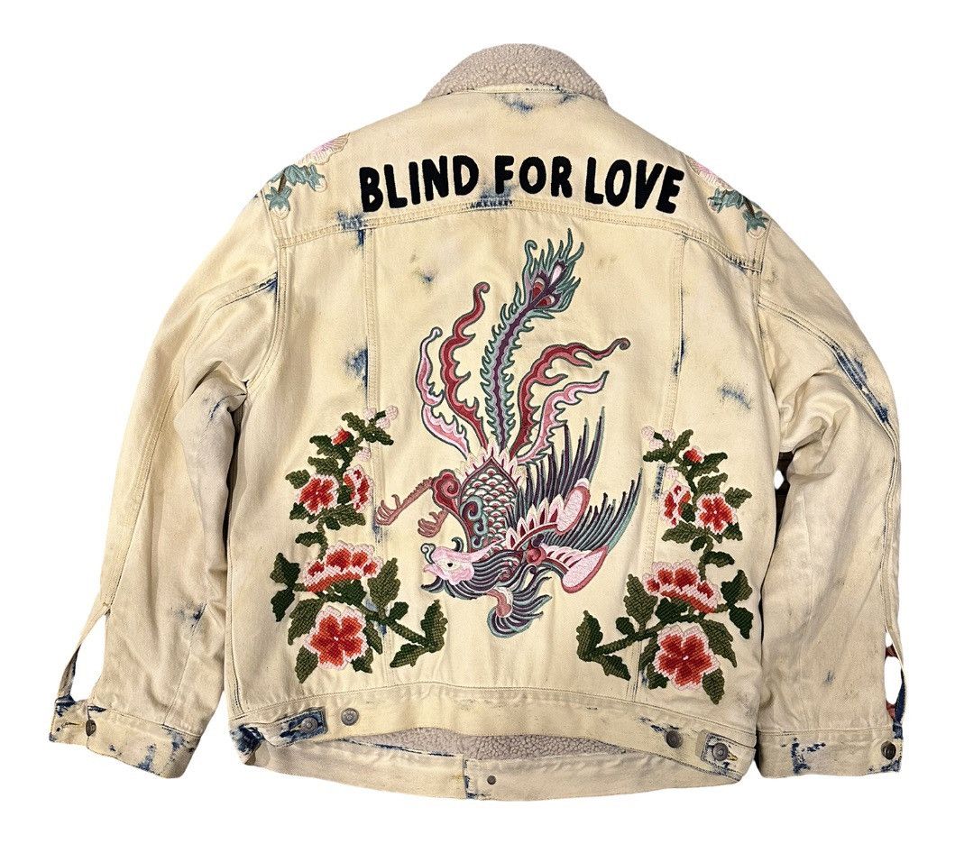 Gucci 🔥🔥 RUNWAY ARCHIVE BLIND FOR LOVE DENIM SHEARLING🔥🔥 Size US M / EU 48-50 / 2 - 1 Thumbnail