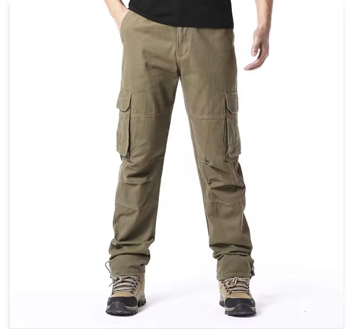 Japanese Brand 6 Pocket Cargo Pants Size US 29 - 1 Thumbnail