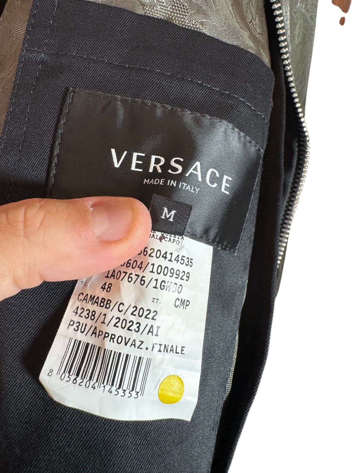Versace Versace Green Baroque Jacquard Jacket Sz 48 Size US M / EU 48-50 / 2 - 10 Thumbnail