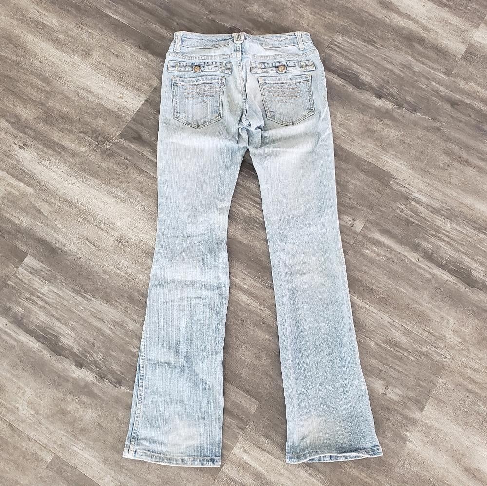 Designer Light Denim Detailed Reflex Bootcut Jean Size 30" / US 8 / IT 44 - 2 Thumbnail