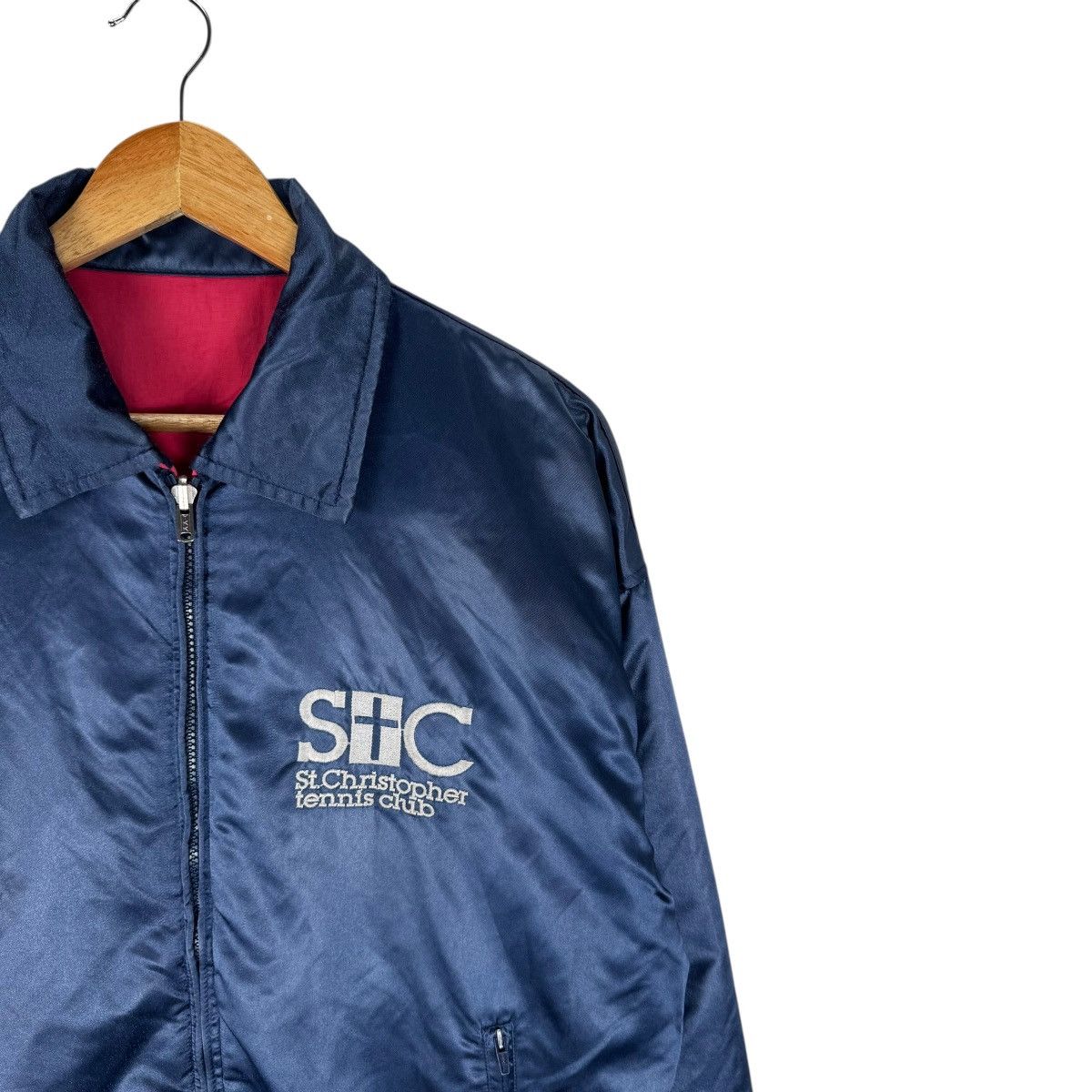 Vintage ⚡️ST CHRISTOPHER TENNIS CLUB REVERSIBLE JACKET Size US M / EU 48-50 / 2 - 4 Thumbnail