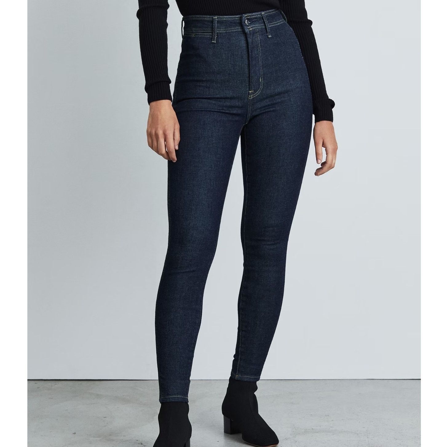 Everlane NWOT Everlane The Way-High Skinny Jeans Sz. 26x28 Indigo Size 26" / US 2 / IT 38 - 4 Thumbnail