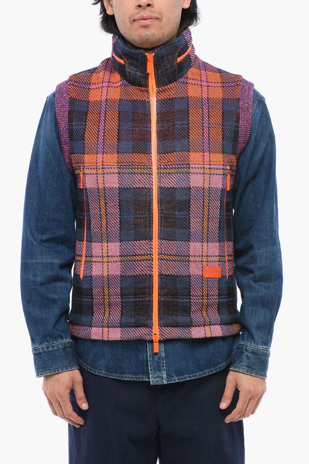 Dior × ERL og1mm0326 Linen-Blend Gilet in Multicolor Size US L / EU 52-54 / 3 - 1 Thumbnail