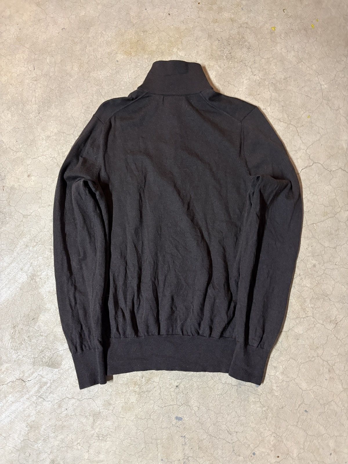 Banana Republic Vintage 00’s Banana Republic Extra Fine Merino Wool 1/4 Zip Size US M / EU 48-50 / 2 - 7 Thumbnail