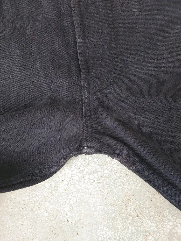 Levi's 90s Vintage Levi's 501 Made In USA Black Jeans 27x33 Size US 27 - 4 Thumbnail
