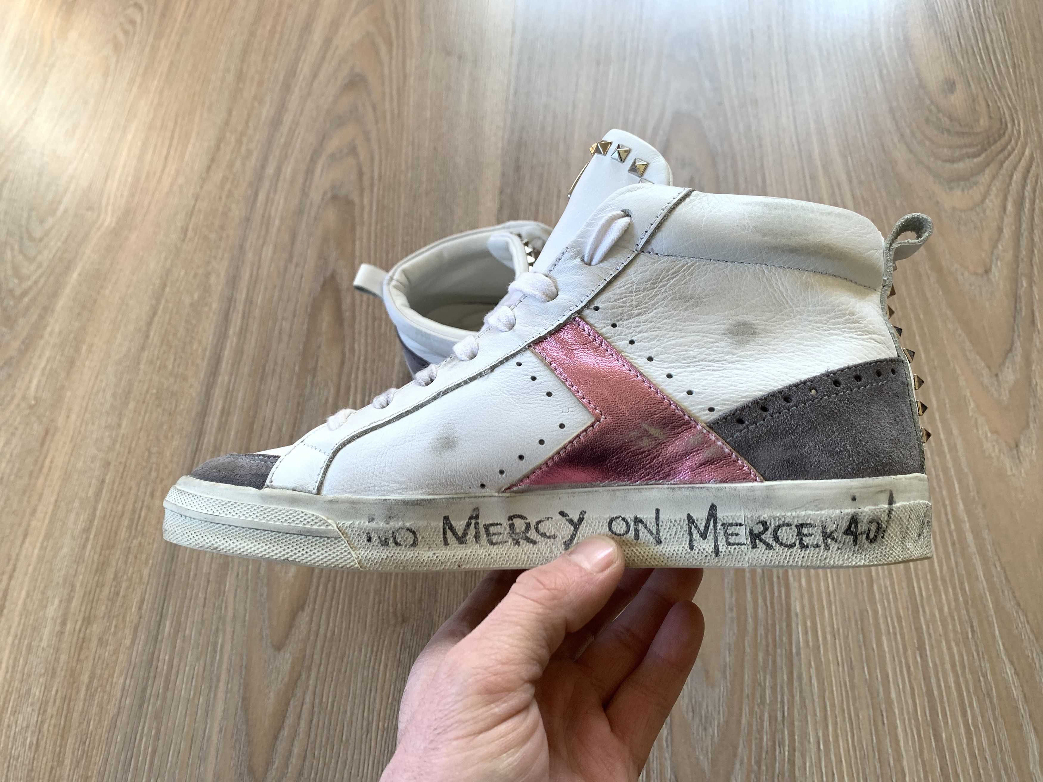 Designer × Philipp Plein Philipp Plein MM Mid Top Sneakers No Mercy Size US 5.5 / IT 35.5 - 6 Thumbnail
