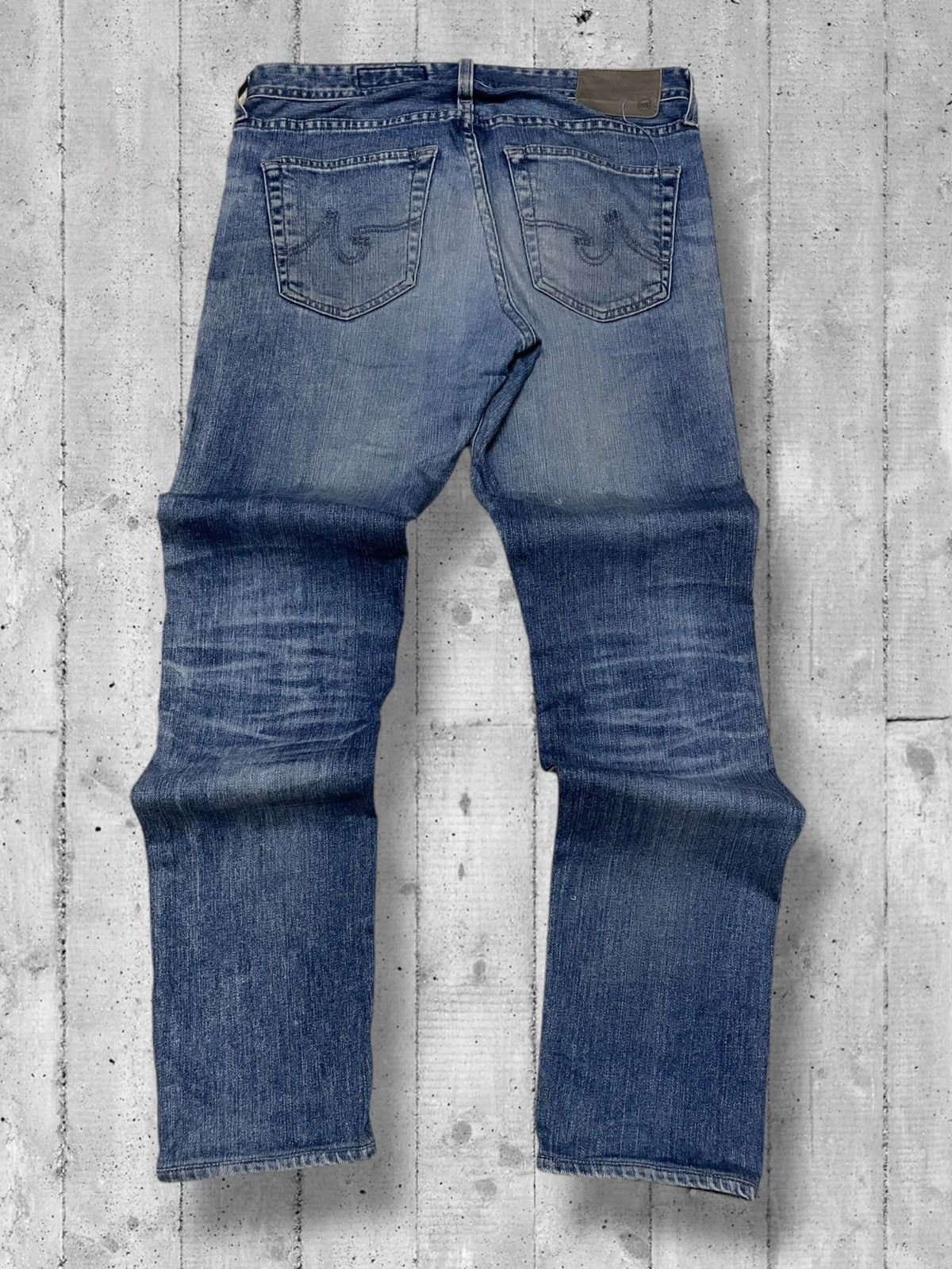 Designer × Other Vintge Designer Adriano Goldschimied Distressed Splash Denim Size US 31 - 9 Thumbnail