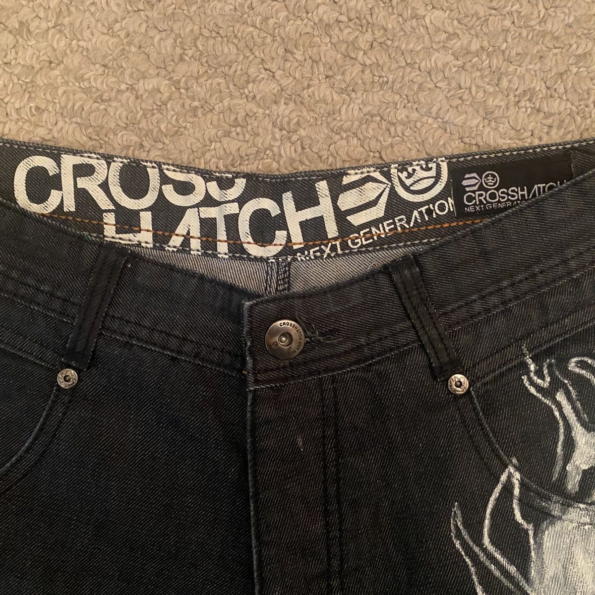 Other Cross Hatch Denim Jorts Size US 36 / EU 52 - 4 Thumbnail