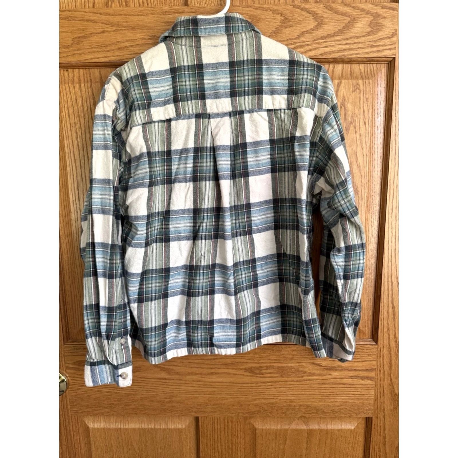 Ralph Lauren Lauren Ralph Lauren Womens S Cotton Flannel 1/2 Zip Plaid Preppy Casual Shirt Size S / US 4 / IT 40 - 5 Thumbnail