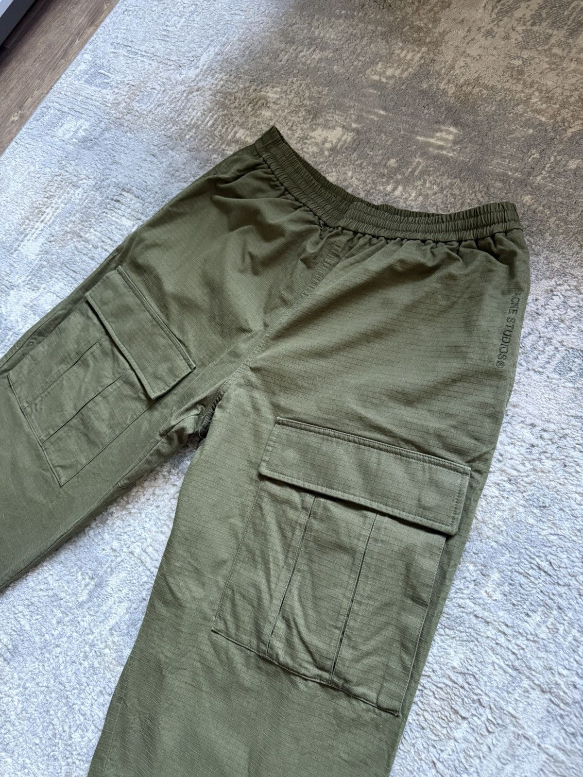 Acne Studios Acne Studios Cargo Trousers Olive Green FN-MN-TROU000844 Size US 42 / EU 58 - 2 Thumbnail