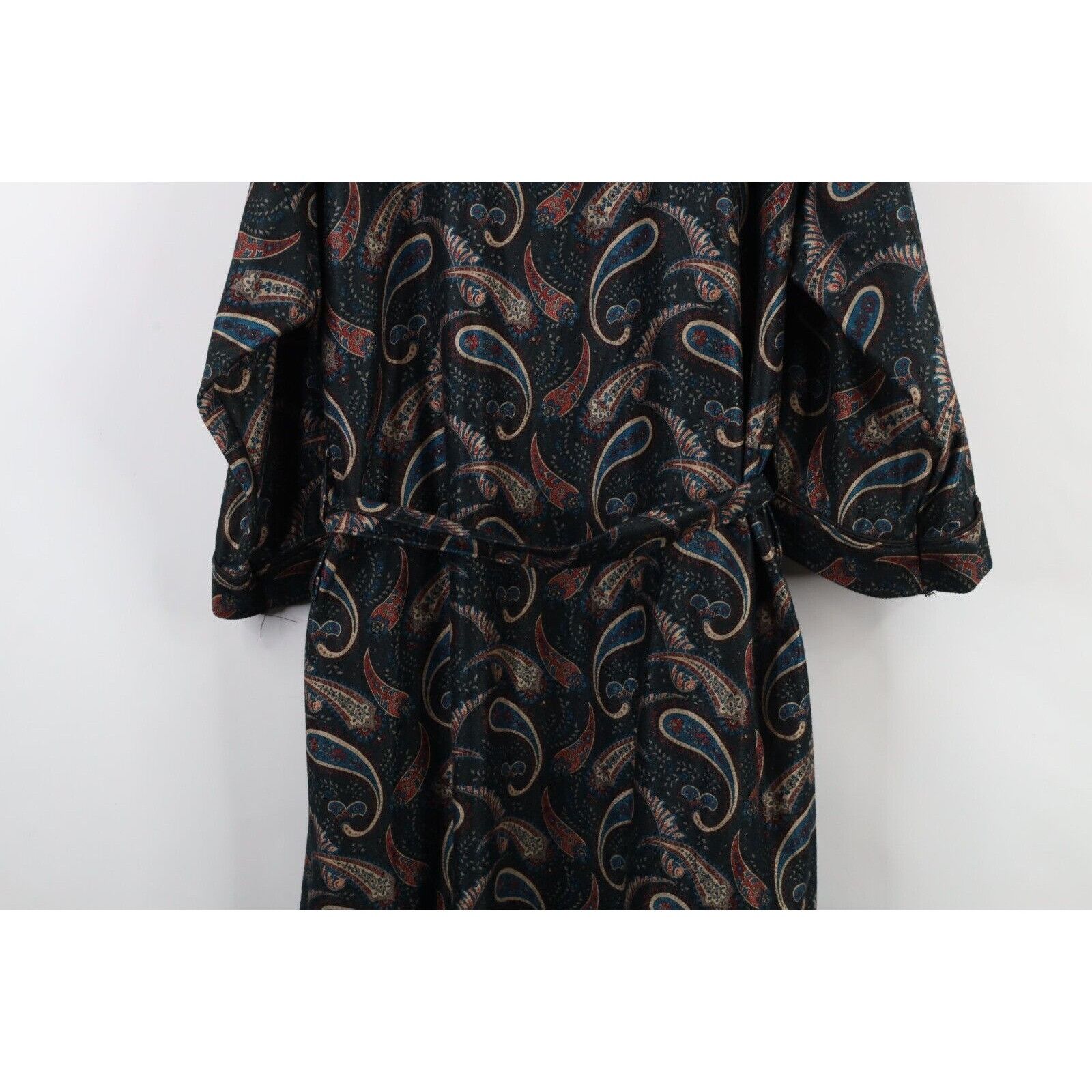 Vintage Vintage 90s Streetwear Chamois Cloth Rainbow Paisley Robe Size US L / EU 52-54 / 3 - 14 Thumbnail