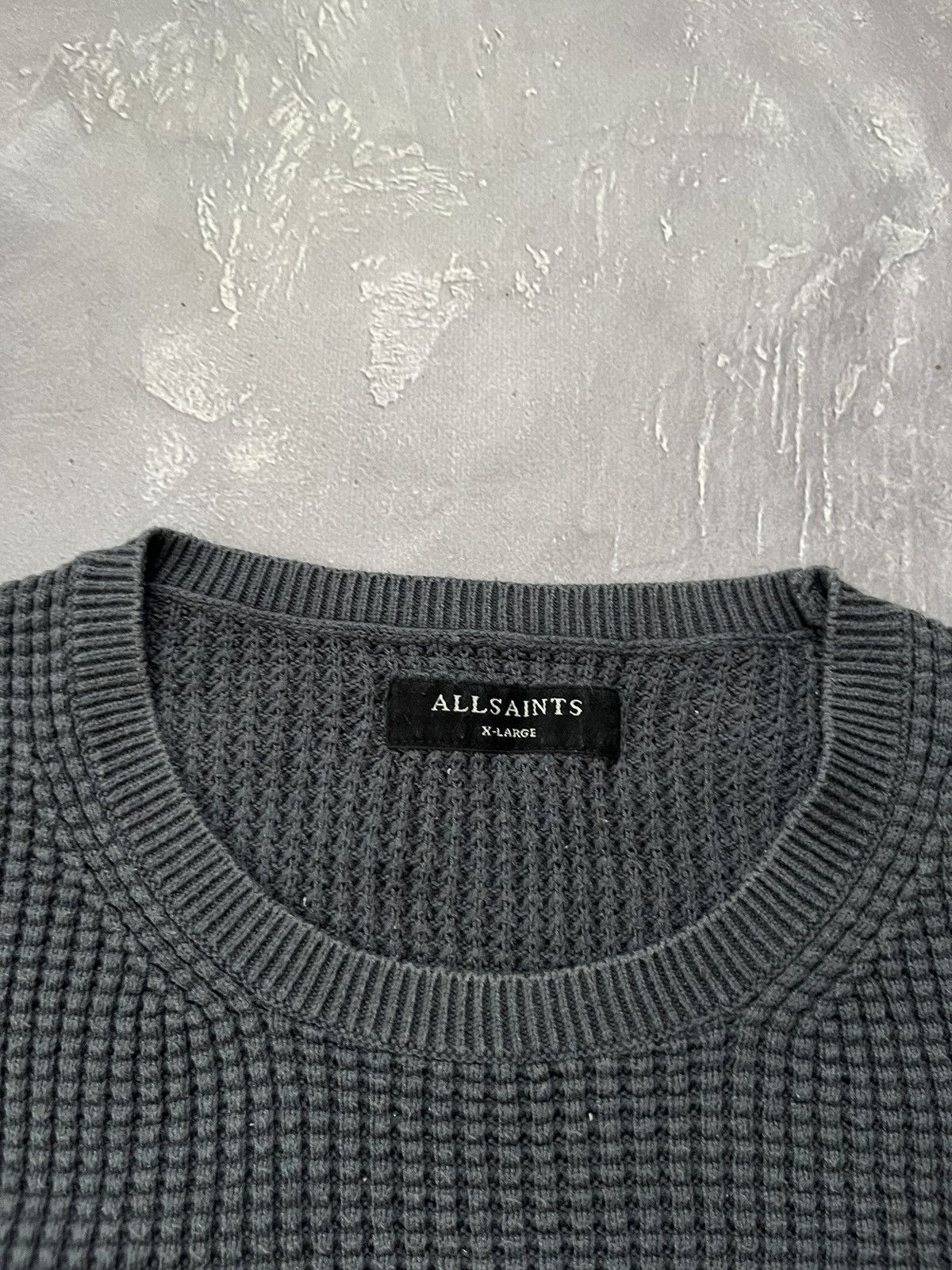 Allsaints ALL SAINTS Wells Crew Sweater bottega style rare knitwear Size US XL / EU 56 / 4 - 4 Thumbnail