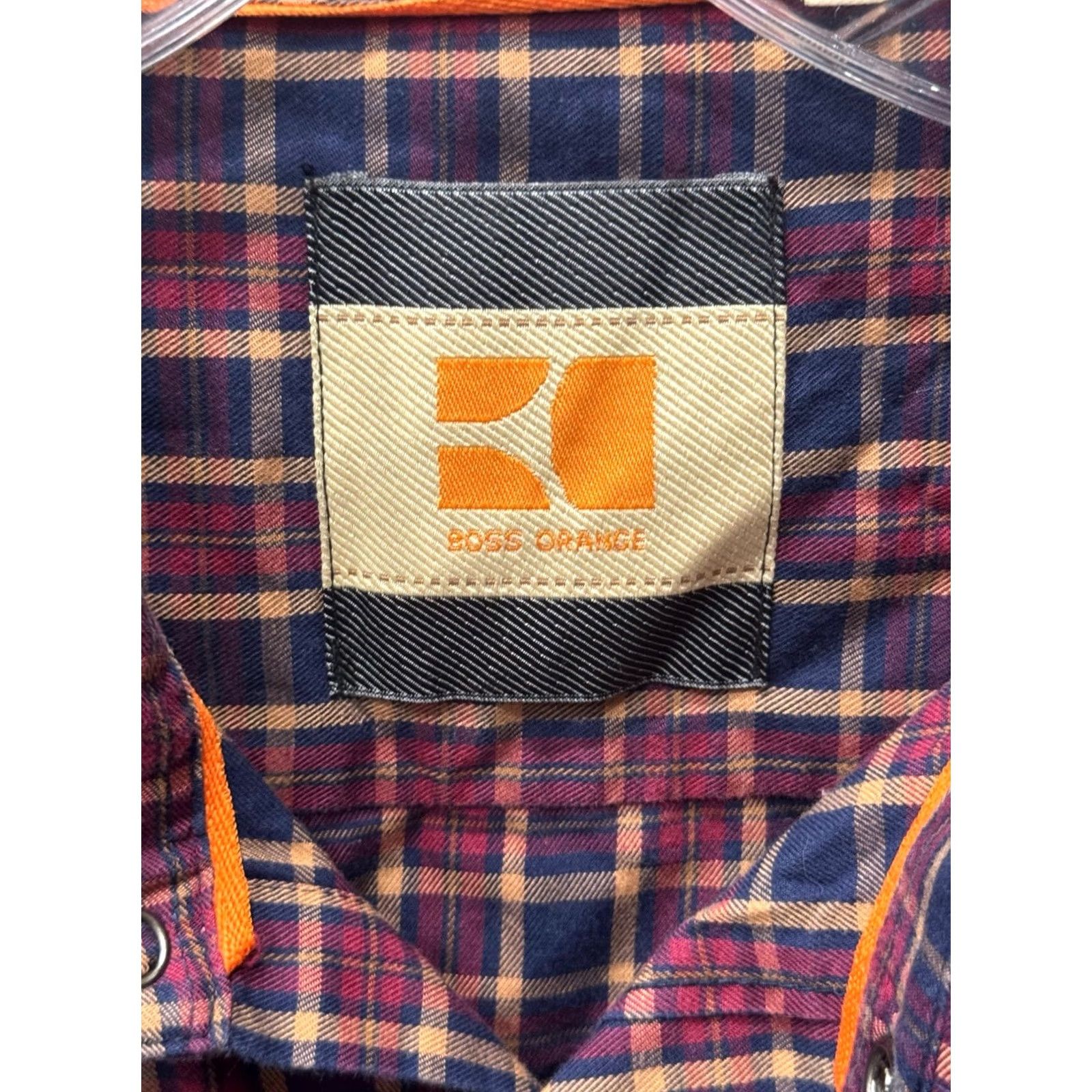 Hugo Boss Hugo Boss Orange Bold Check LONG SLEEVE SHIRT Large L 16.5 x 35 Shirt Mens Multicolor 90s style Size US L / EU 52-54 / 3 - 2 Thumbnail