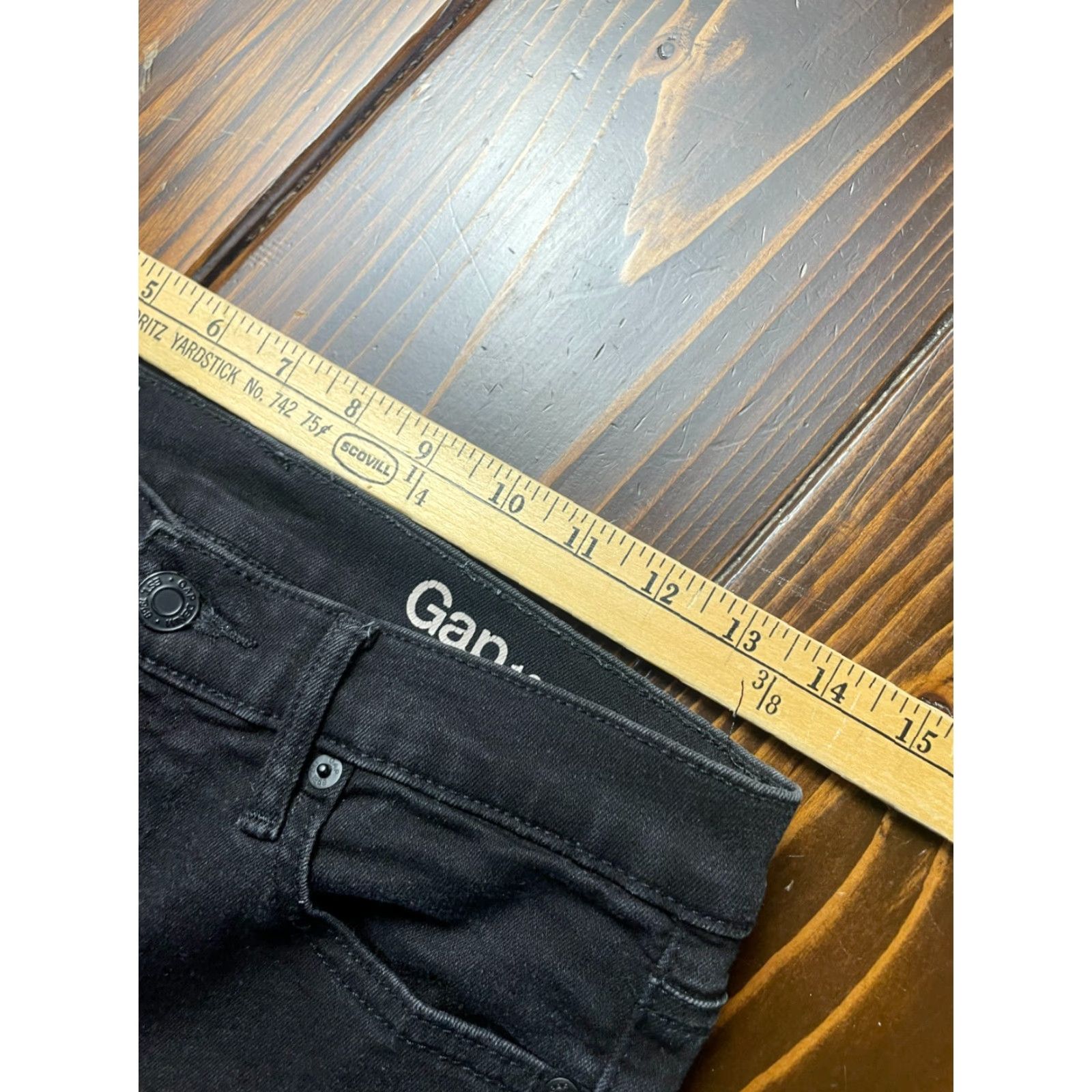 Gap **Gap 1969 Women's Size 29S True Skinny Black Denim Jeans** User: Gap 1969 Women's Size 29S True Skinny Black Denim Jeans Size 28" / US 6 / IT 42 - 4 Thumbnail