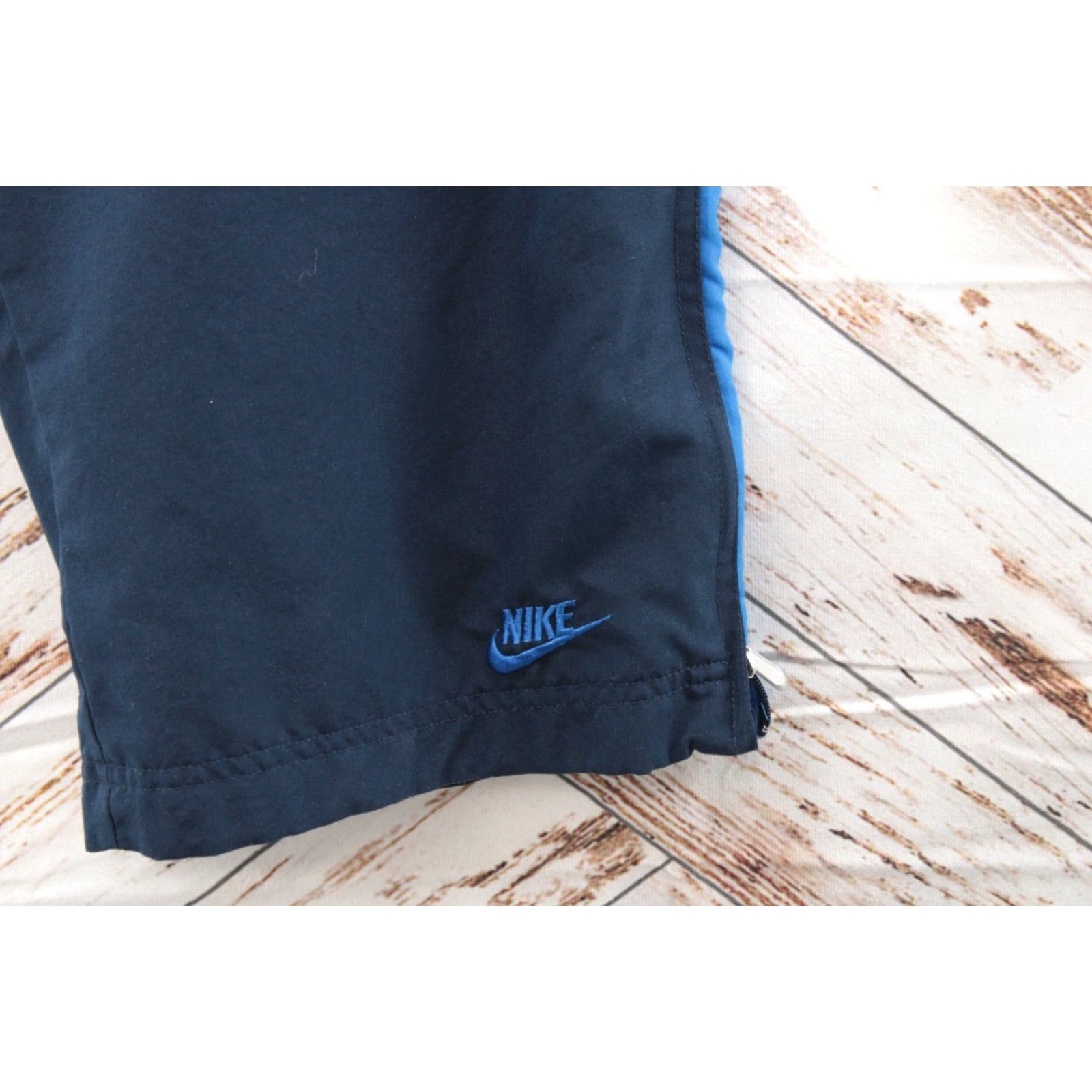 Nike Nike Fleece Lined Warm Up Pants Men's XL Blue Running Training Athleisure Size US 36 / EU 52 - 6 Thumbnail