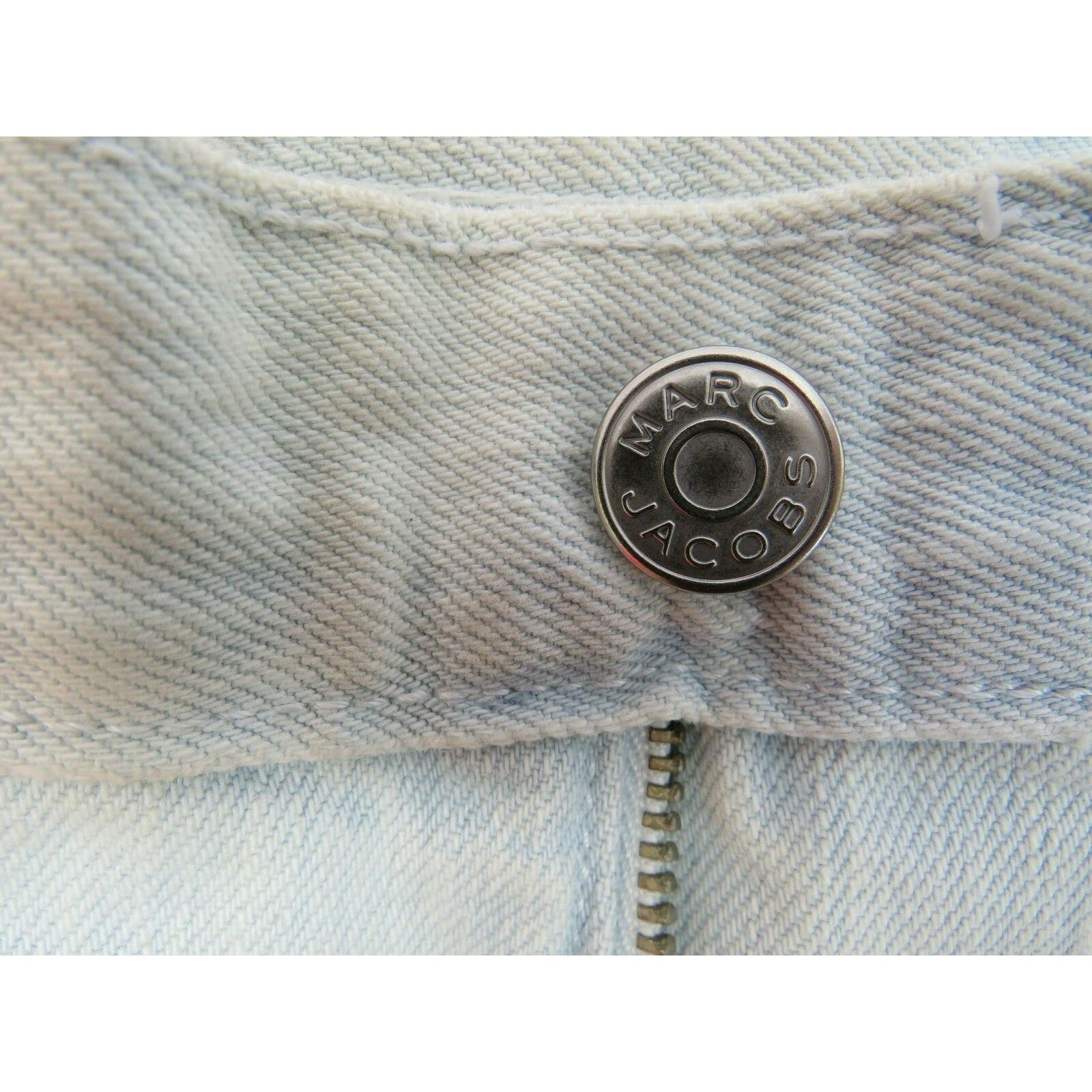 Marc Jacobs MARC JACOBS LIGHT STRAIGHT LEG DENIM COTTON PANTS JEANS 6 Size 28" / US 6 / IT 42 - 4 Thumbnail