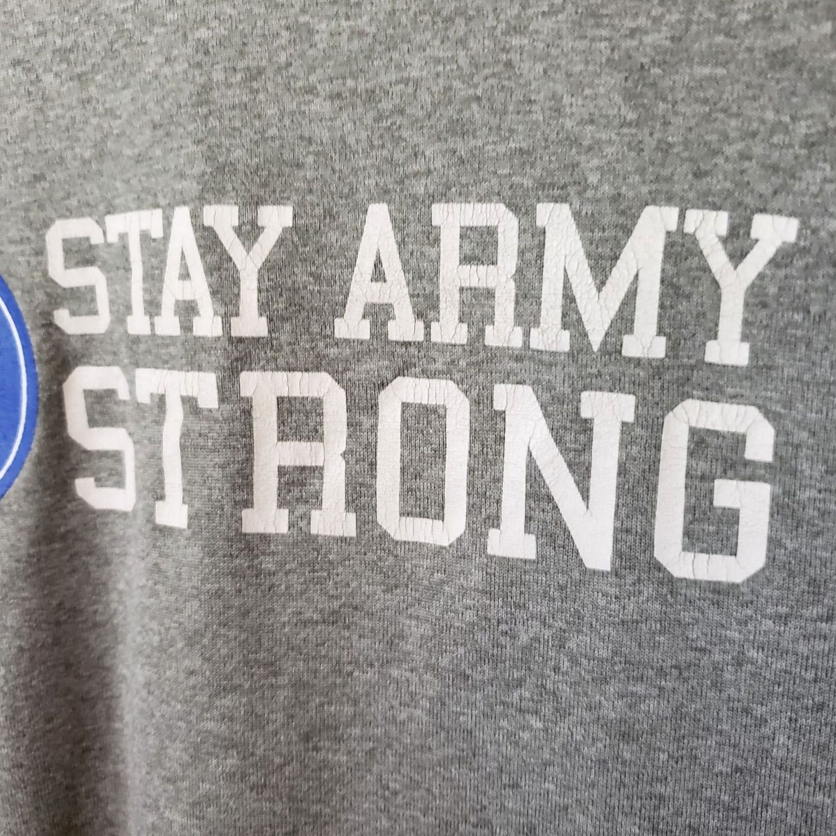 Under Armour Under Armour Shirt Men's L Gray Loose Heatgear Stay Army Strong Tee Logo Short Sleeve Crew Neck T-Shirt Size US L / EU 52-54 / 3 - 5 Thumbnail