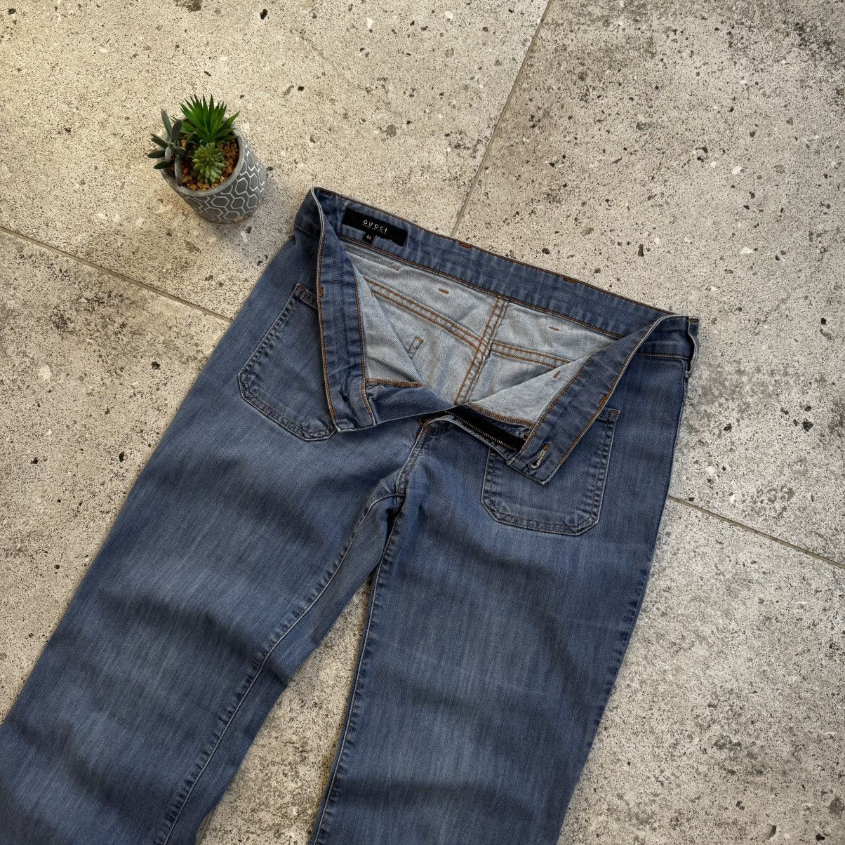 Gucci Gucci Tom Ford Bootcut Flared Leopard Logo Vintage Jeans Era Size US 30 / EU 46 - 2 Thumbnail