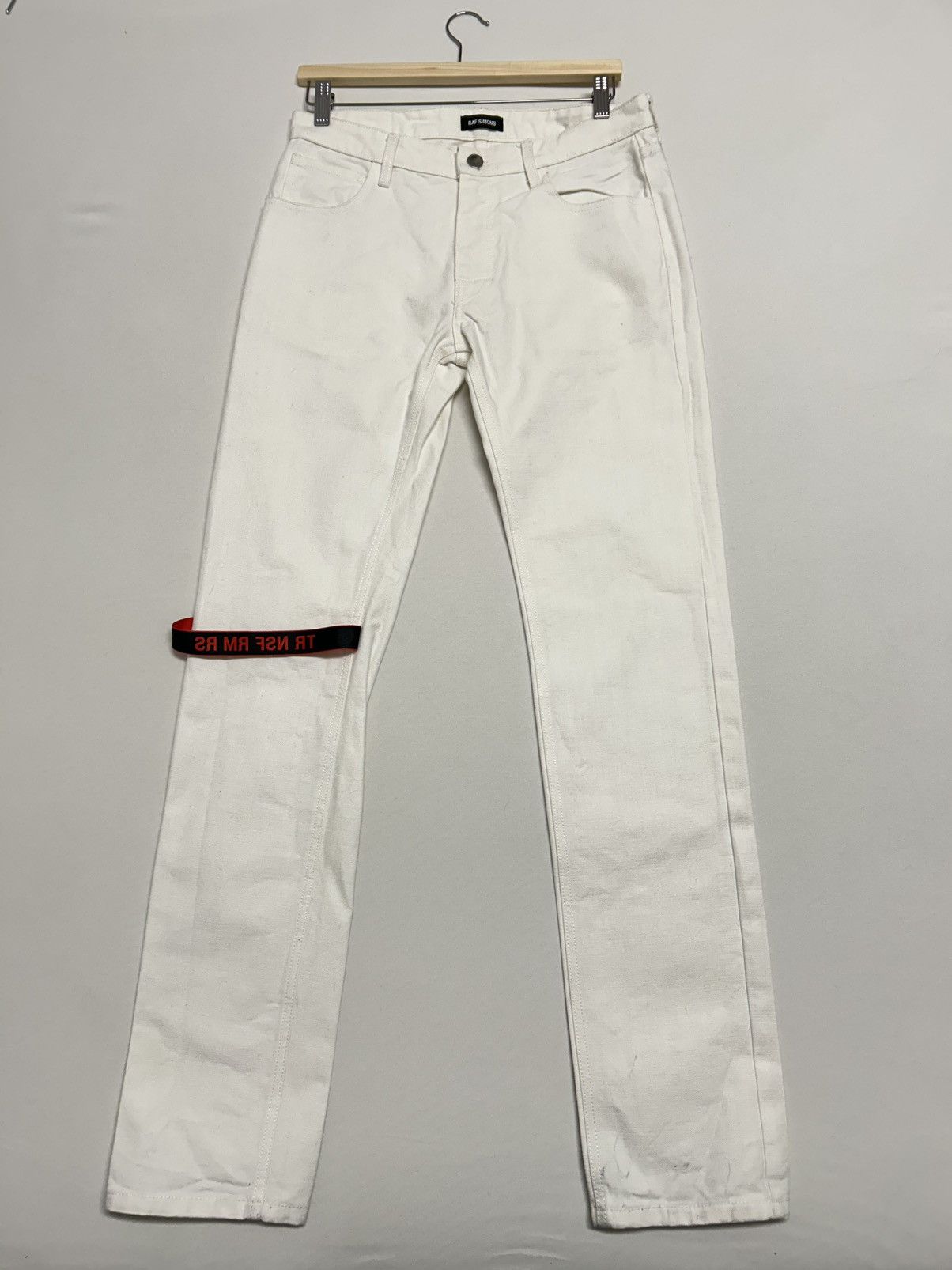 Raf Simons SS2019 RS Strap Denim Pants Size US 30 / EU 46 - 6 Thumbnail