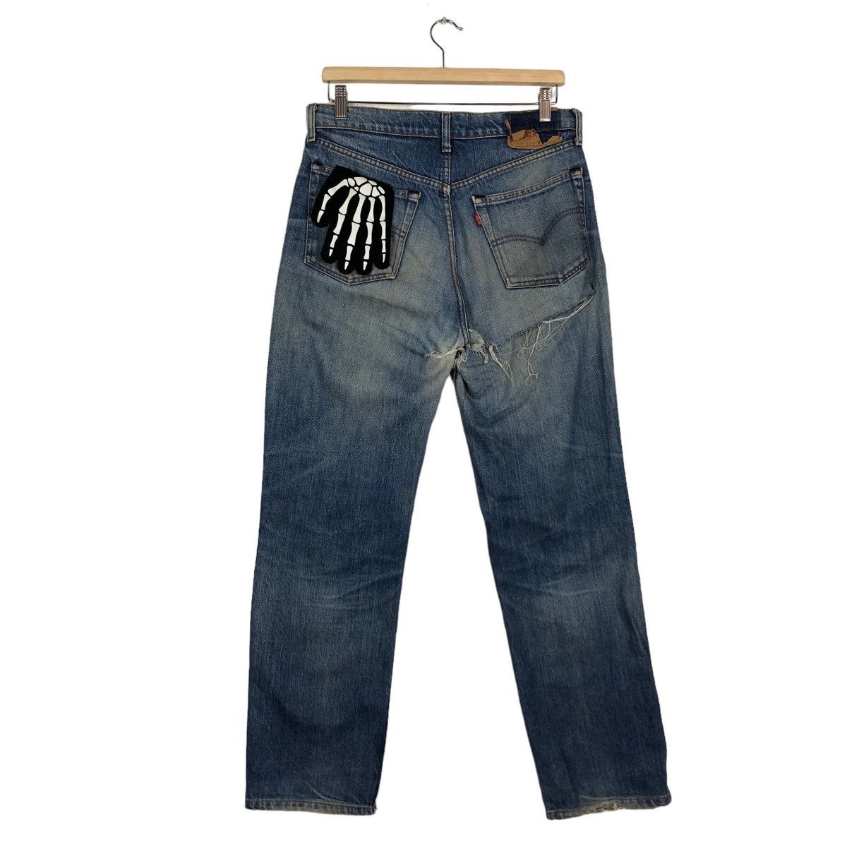 Levi's Made & Crafted 🔥90’s Vintage Levi’s Denim Jeans Distressed Denim Size US 32 / EU 48 - 7 Thumbnail