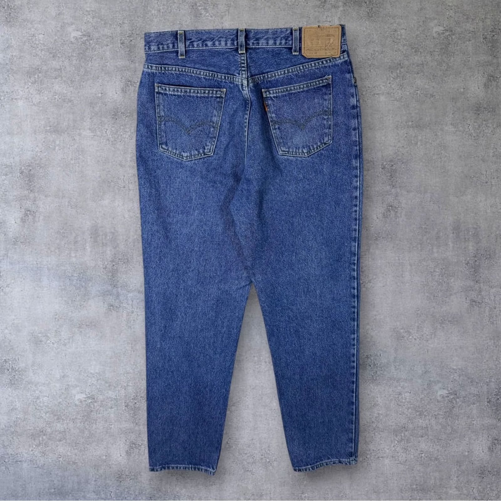 Levi's Vintage Levi's 416 Orange Tab Regular Tapered Fit Denim Jeans 34 x 32 Blue Denim Jeans Mens Size US 34 / EU 50 - 3 Thumbnail