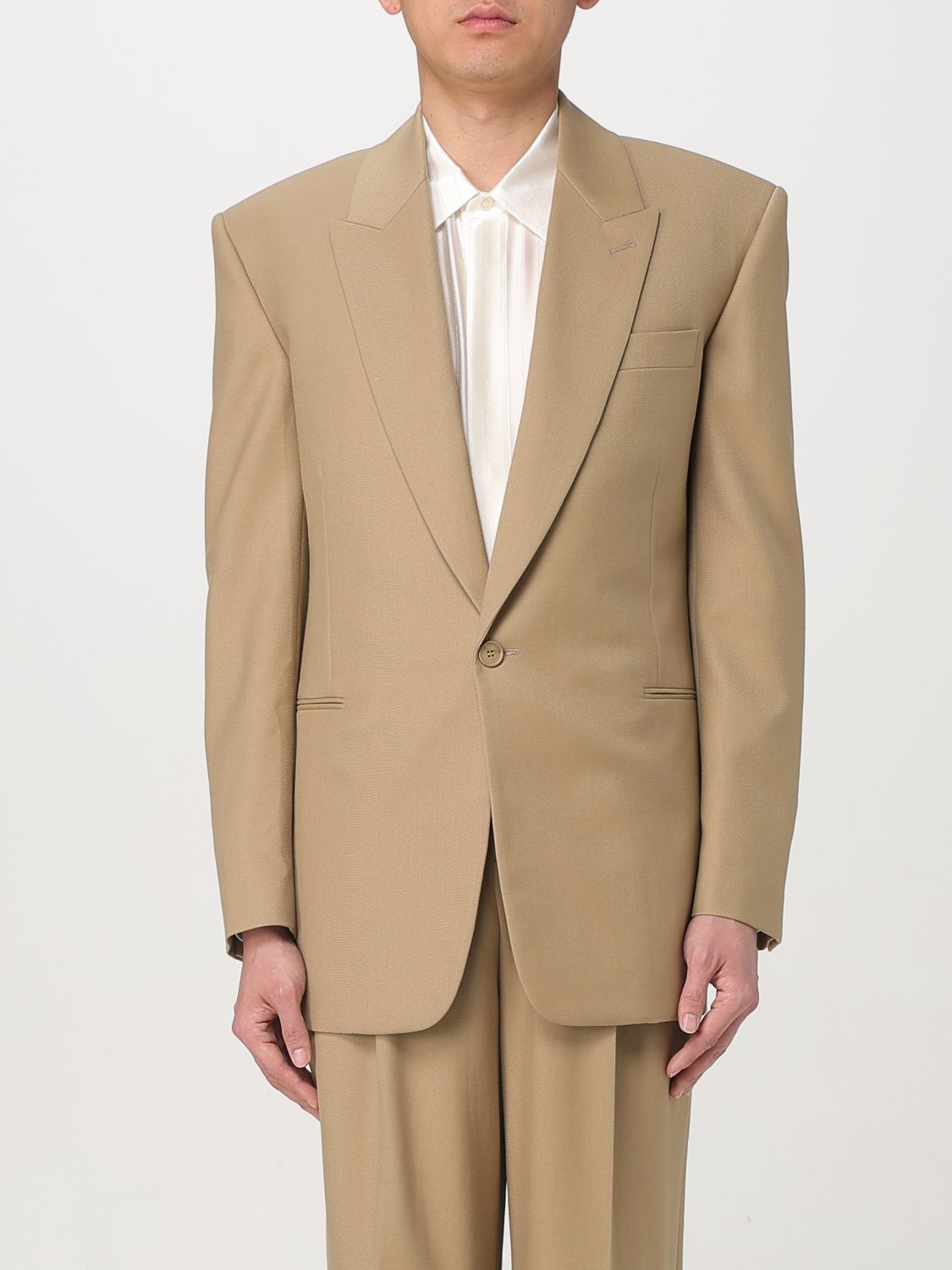 Saint Laurent Jacket Men Camel