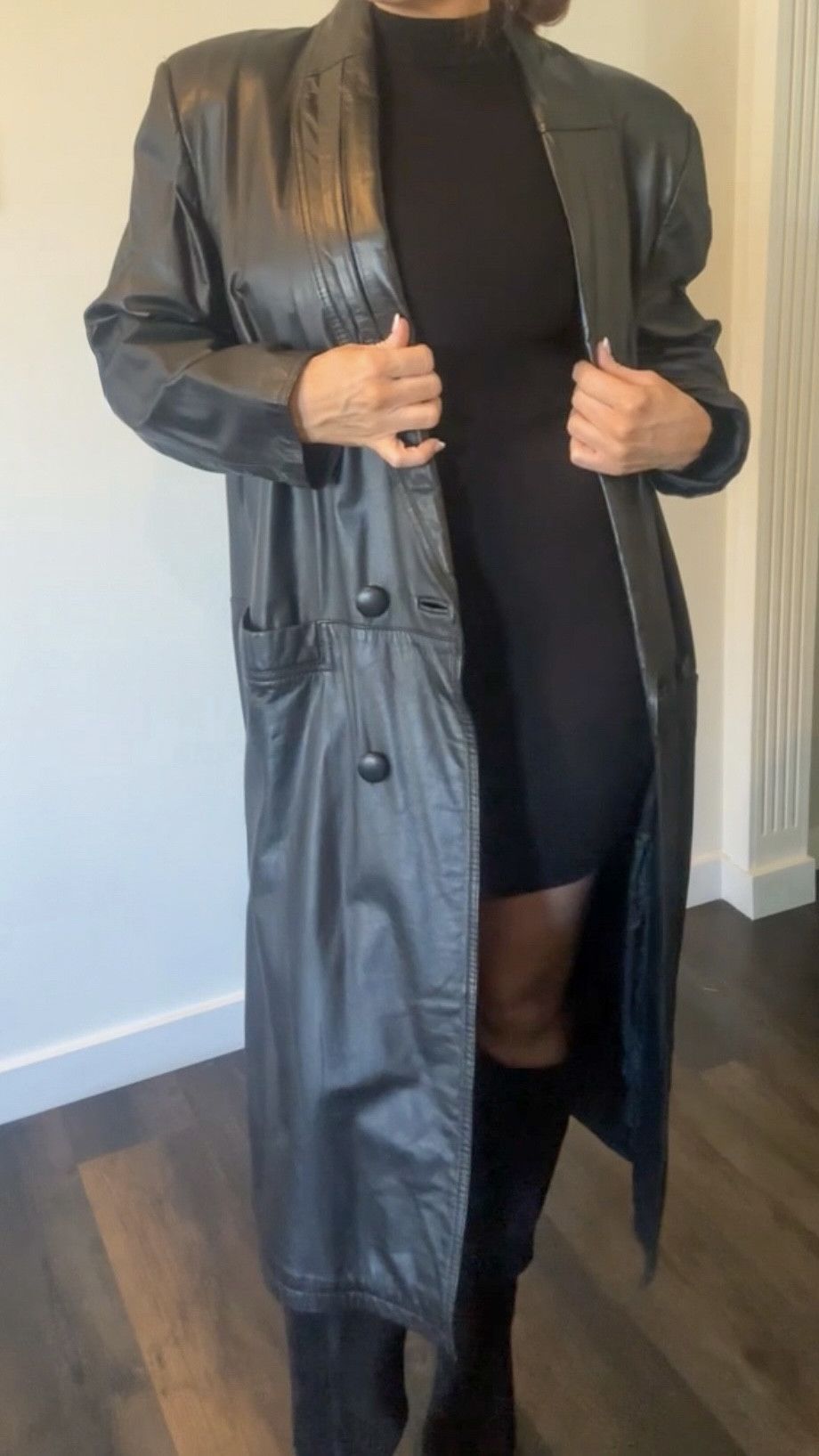 Yves Saint Laurent Vintage Yves Saint Laurent leather trench coat Size M / US 6-8 / IT 42-44 - 2 Thumbnail