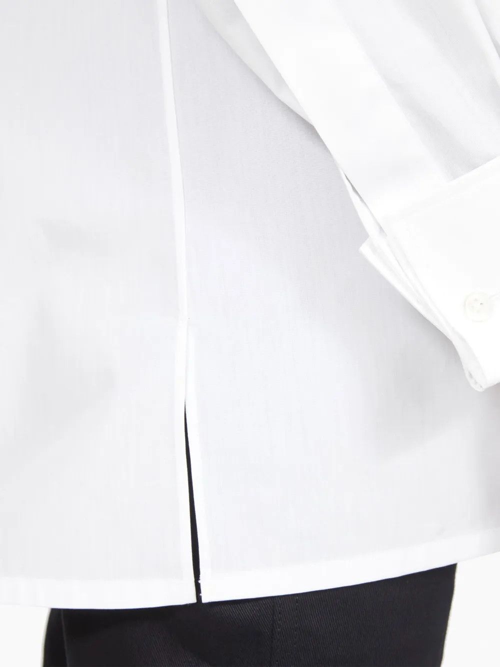 Maison Margiela oc11z0925 Pointed-collar Cotton Shirt in White Size US S / EU 44-46 / 1 - 6 Thumbnail