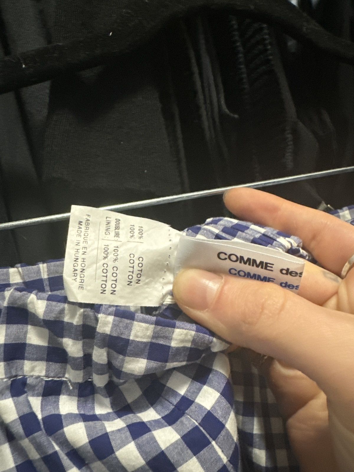 Comme des Garcons Comme des Garcons Gingham Midi Skirt Size 24" / US 00 / IT 34 - 6 Thumbnail