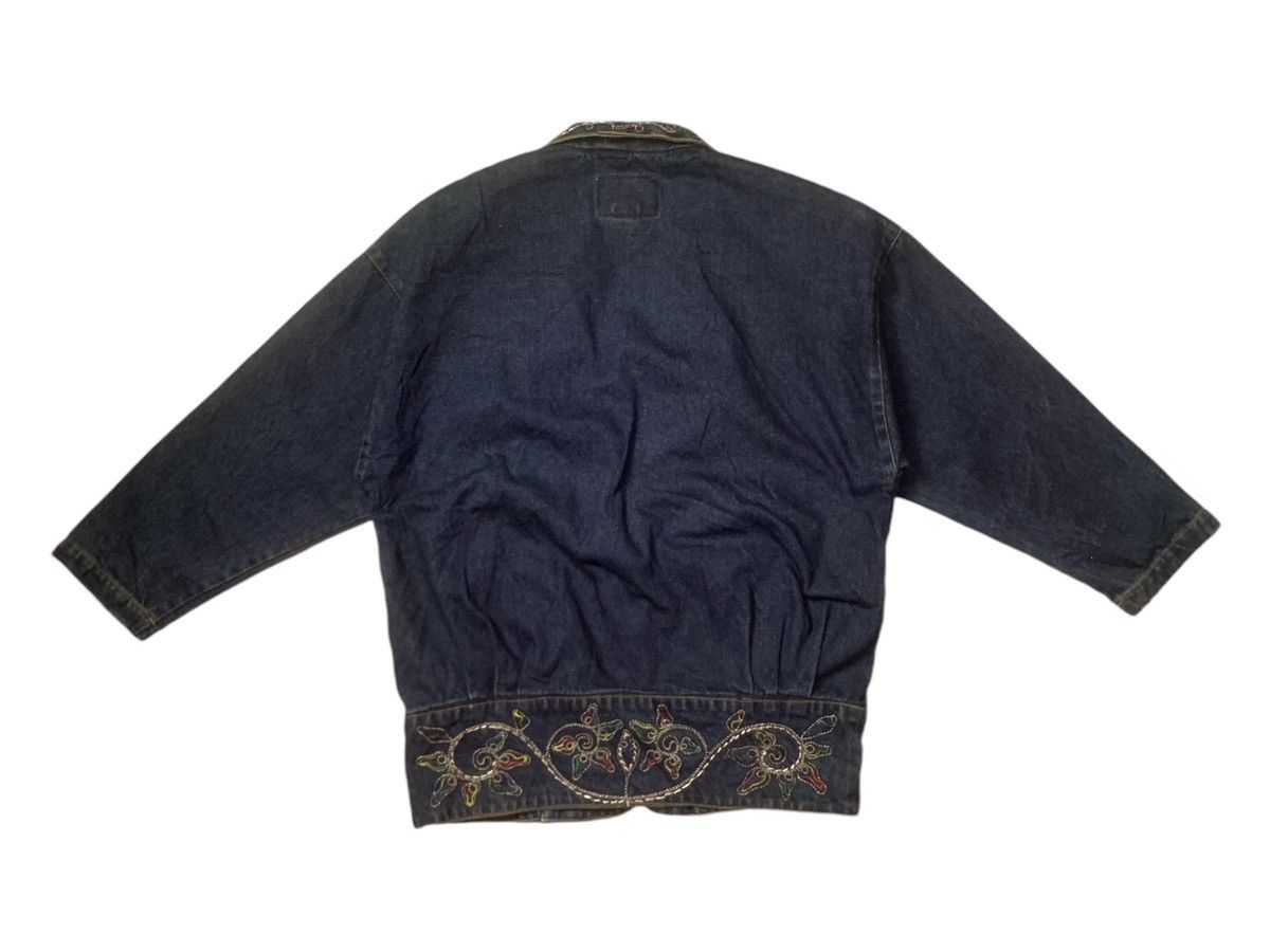 Japanese Brand Rare Design Vintage Otto Look Denim Jackets Size XL / US 12-14 / IT 48-50 - 2 Thumbnail