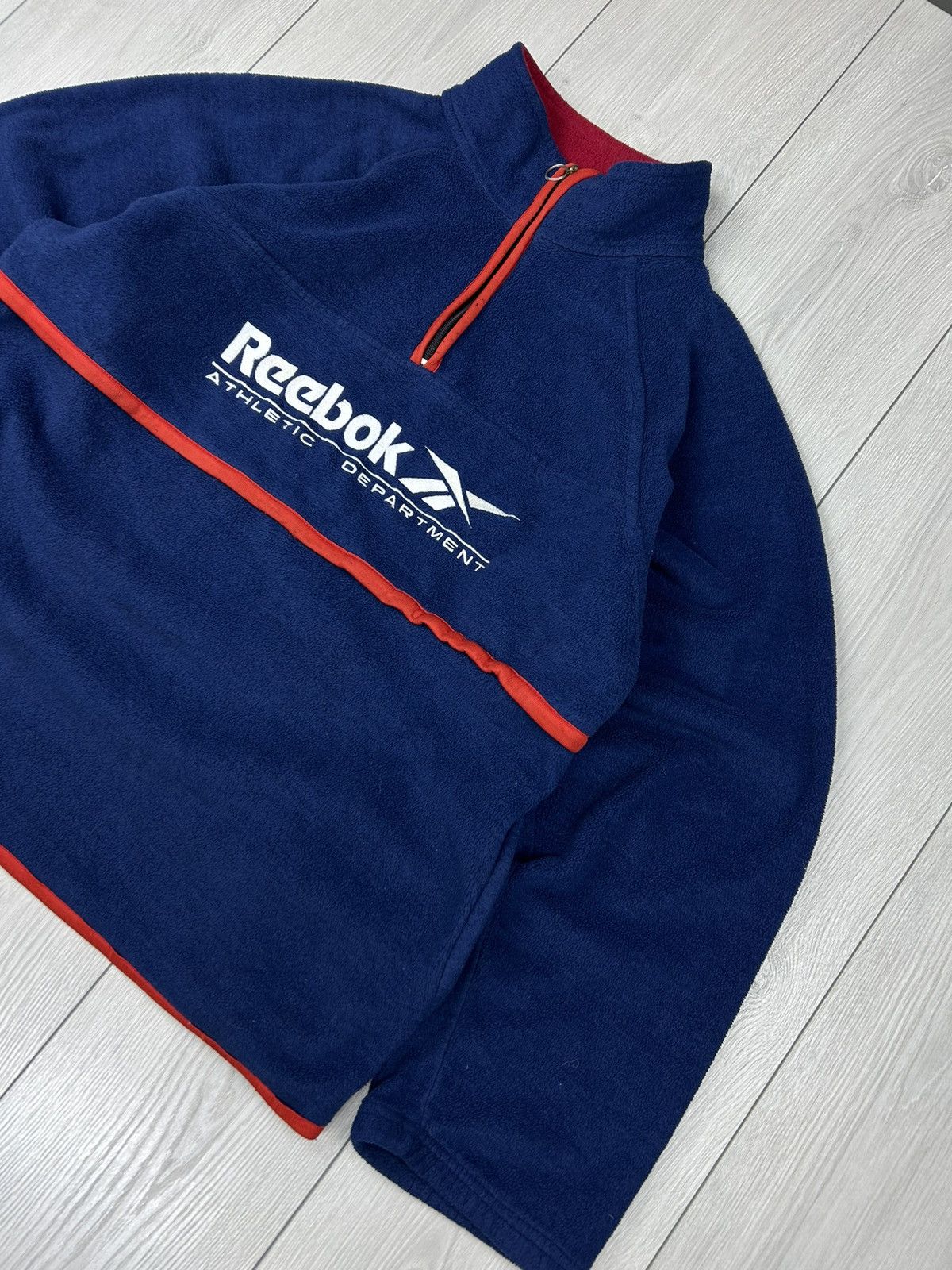 Reebok × Vintage Reebok Vintage Fleece 1/4 zip Sweatshirt Size XL Size US XL / EU 56 / 4 - 3 Thumbnail