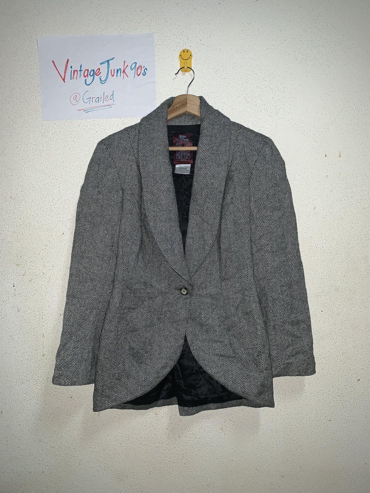 John Galliano Lambswool John Galliano Blazer Size S / US 4 / IT 40 - 1 Thumbnail