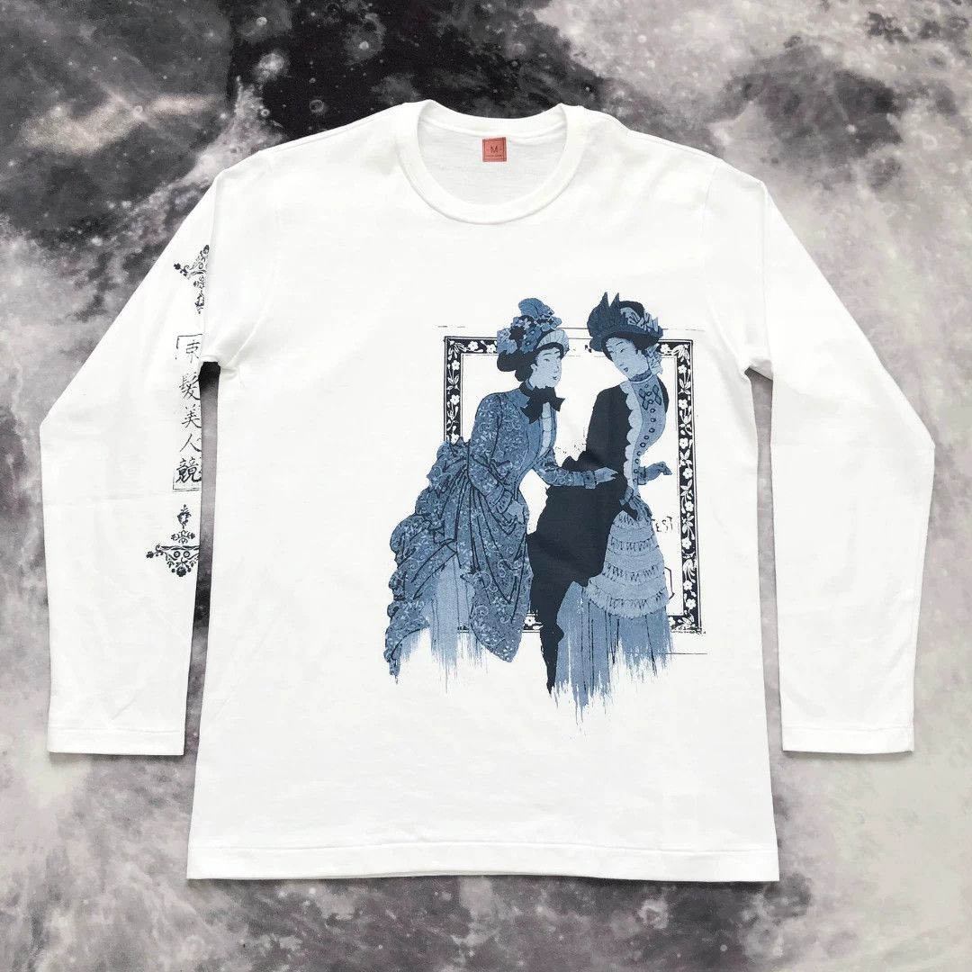 Yohji Yamamoto Yohji Yamamoto SYTE Ethnic Long-Sleeve T-Shirt Size US L / EU 52-54 / 3 - 1 Thumbnail