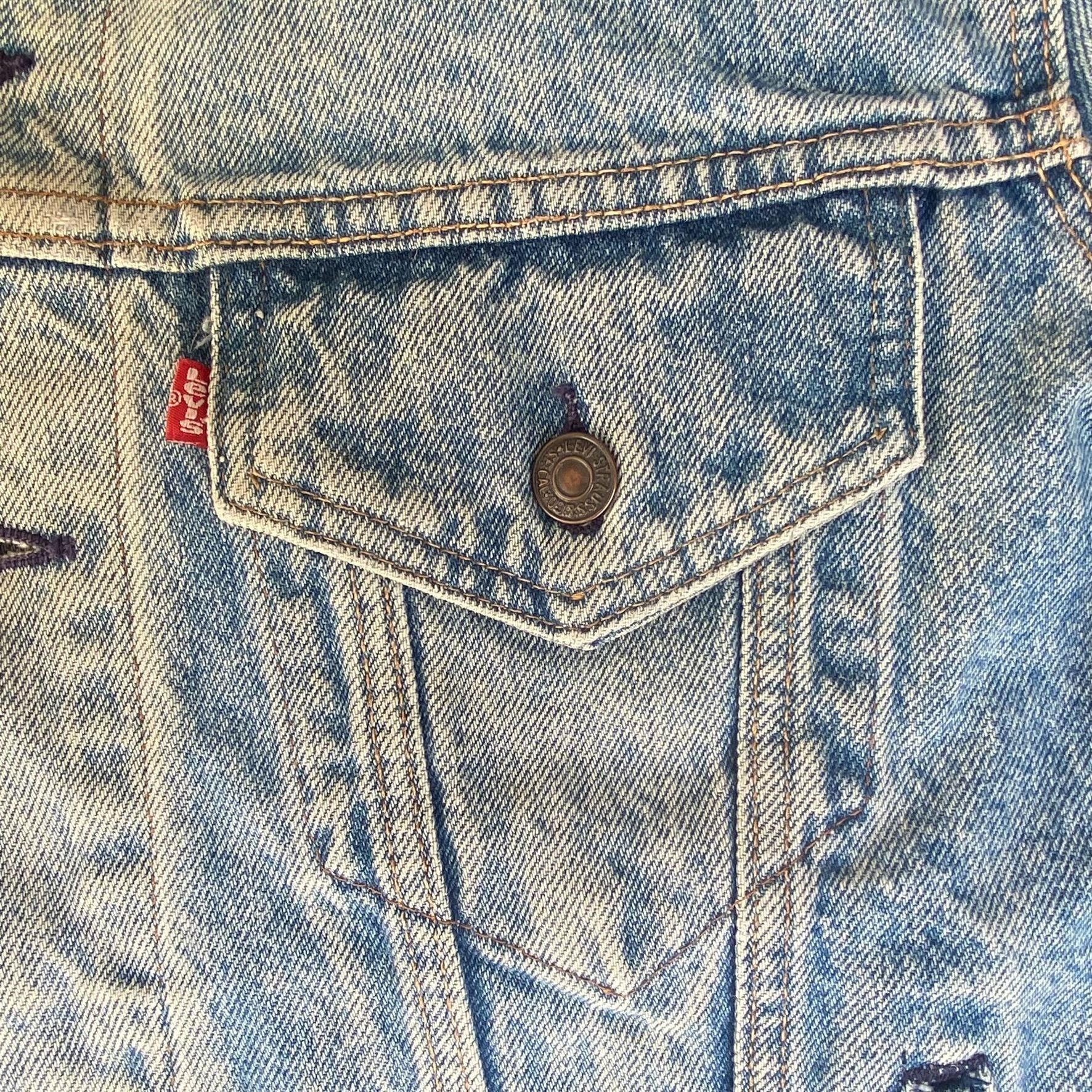Levi's Vintage 90s Levi's Trucker Jacket Punk Denim Jean Jacket Size US M / EU 48-50 / 2 - 3 Thumbnail