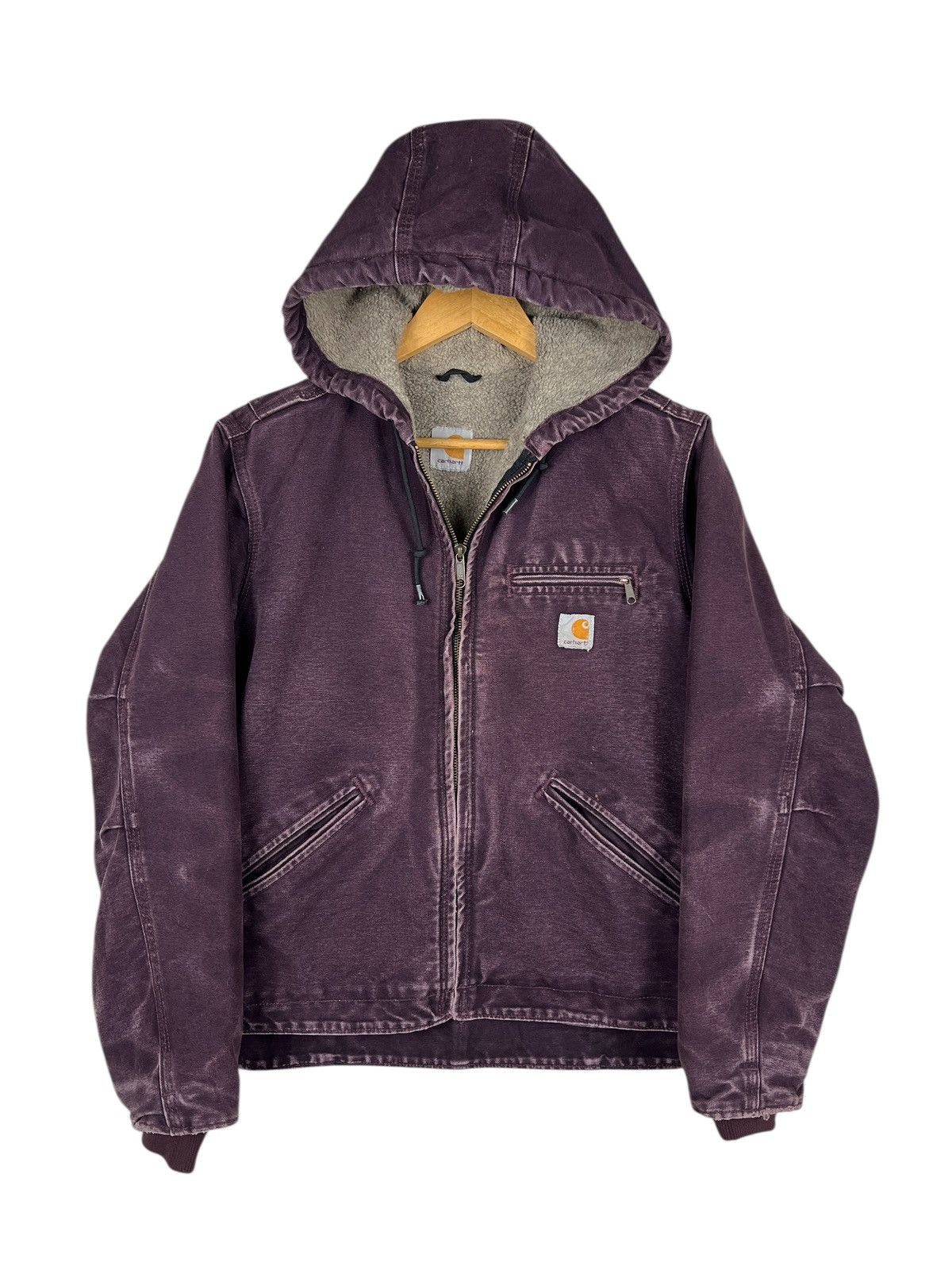 Carhartt Vintage Carhartt Sandstone Dyed Purple Jacket Size US S / EU 44-46 / 1 - 12 Thumbnail