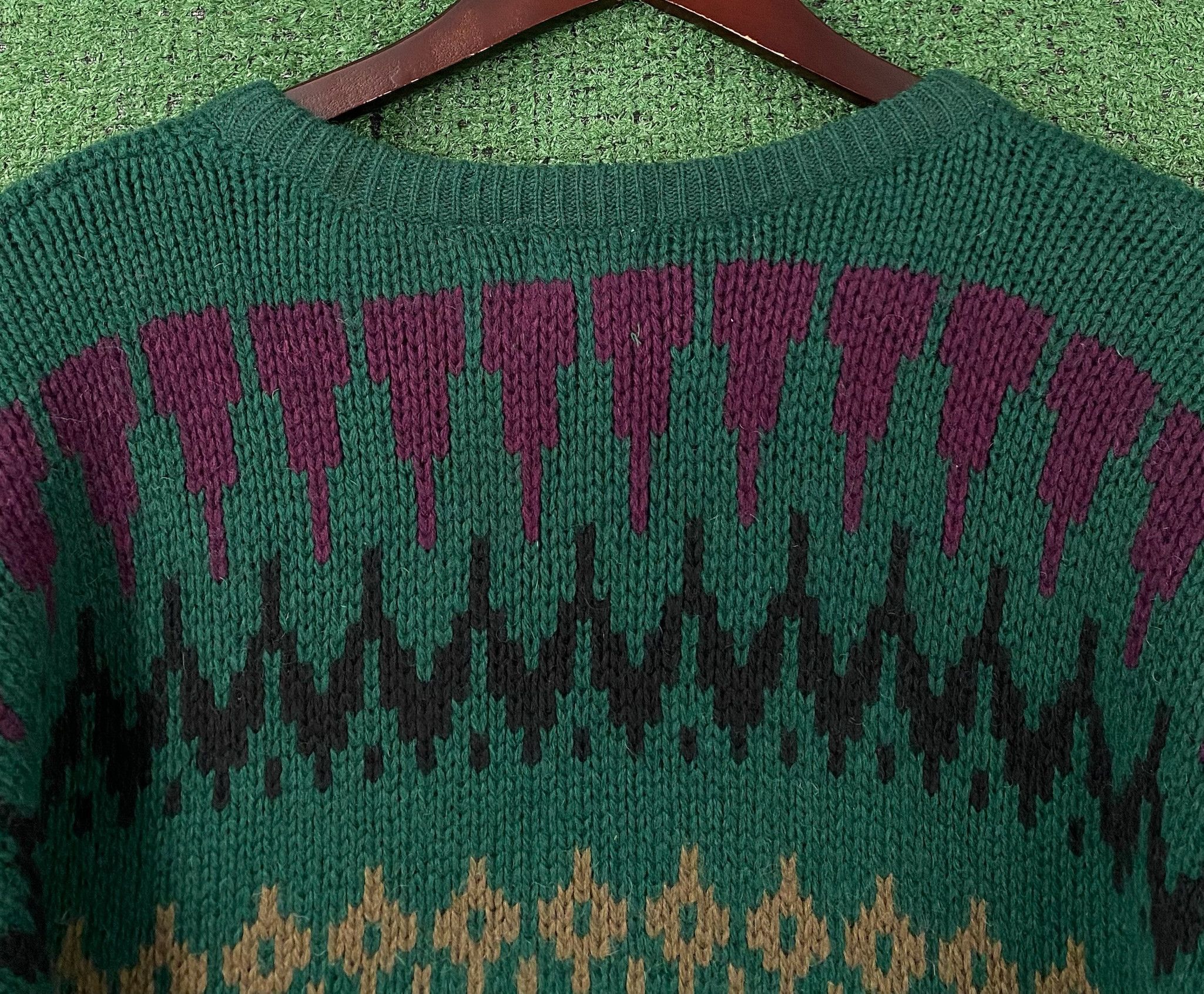 Vintage 90’s River Trader Nordic Fair Isle 100% Wool Sweater XL Size US XL / EU 56 / 4 - 6 Thumbnail