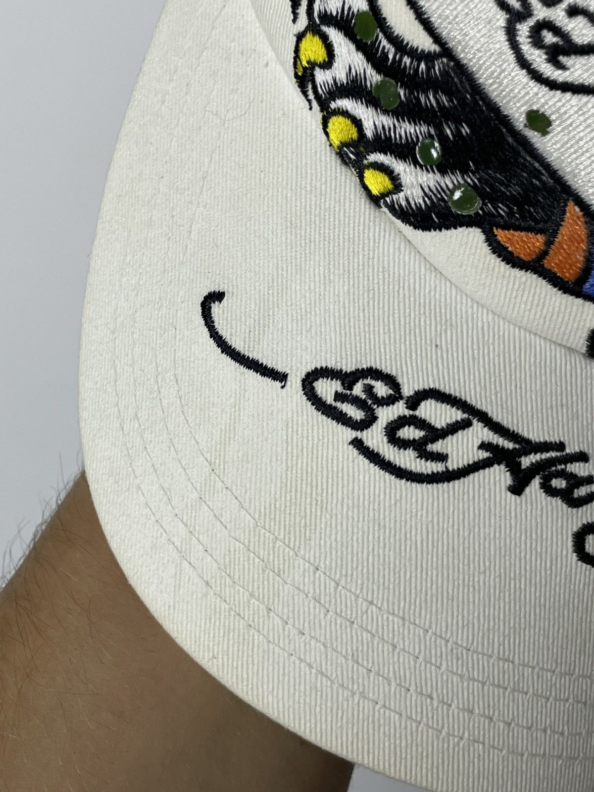 Ed Hardy × Vintage Vibes Ed Hardy y2k Embroidered Tiger Cap Size ONE SIZE - 7 Thumbnail