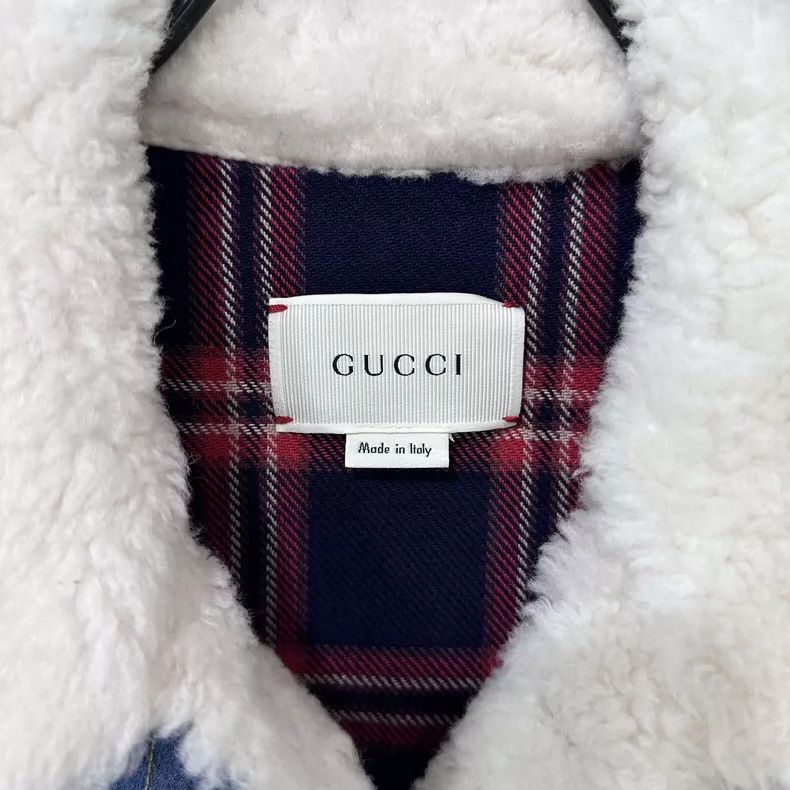 Gucci Gucci Size 10 Heavy industry lambskin embroidered floral c Size US L / EU 52-54 / 3 - 4 Thumbnail
