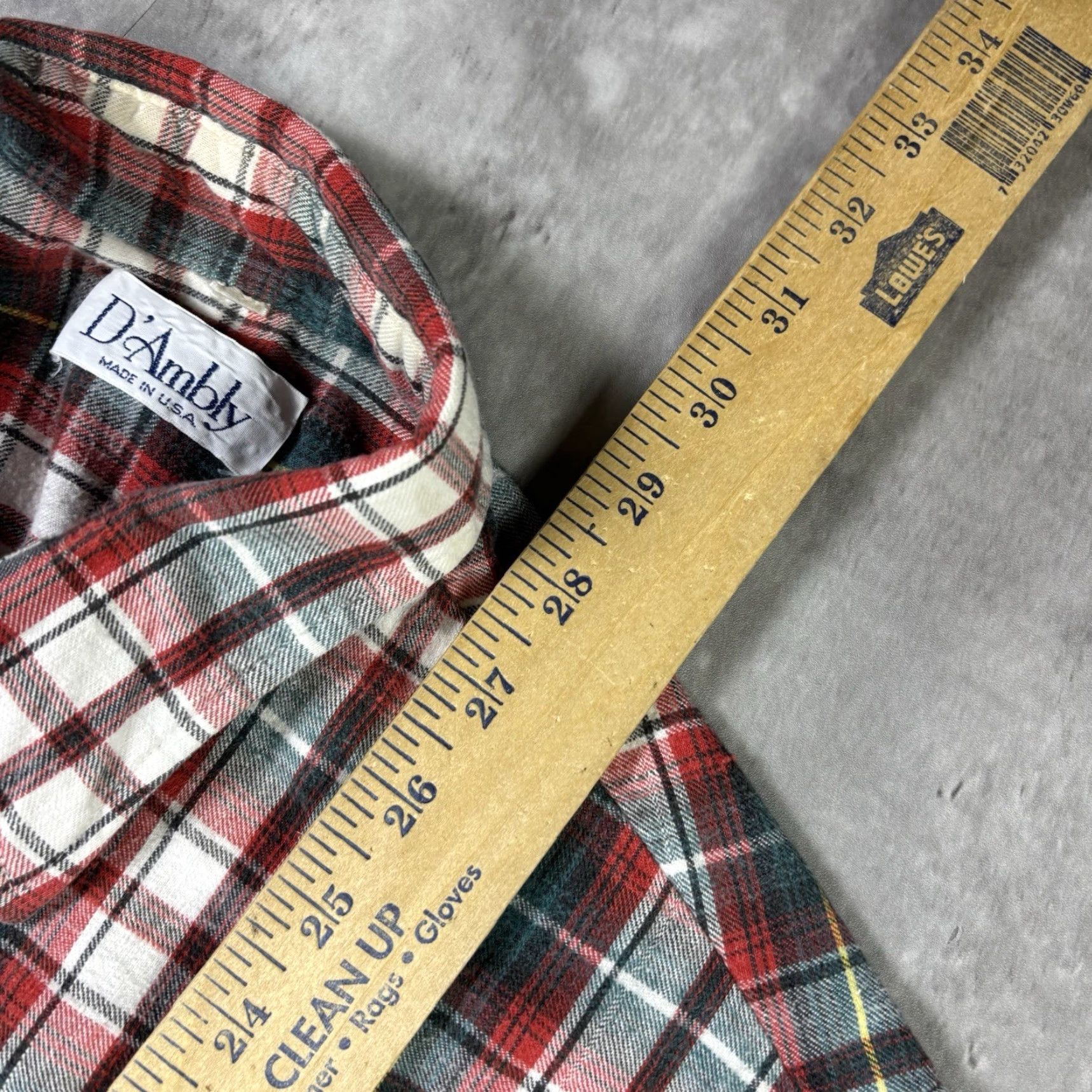 Vintage VINTAGE Dambly Shirt Button Up Flannel Plaid Red M 90s Size US M / EU 48-50 / 2 - 5 Thumbnail