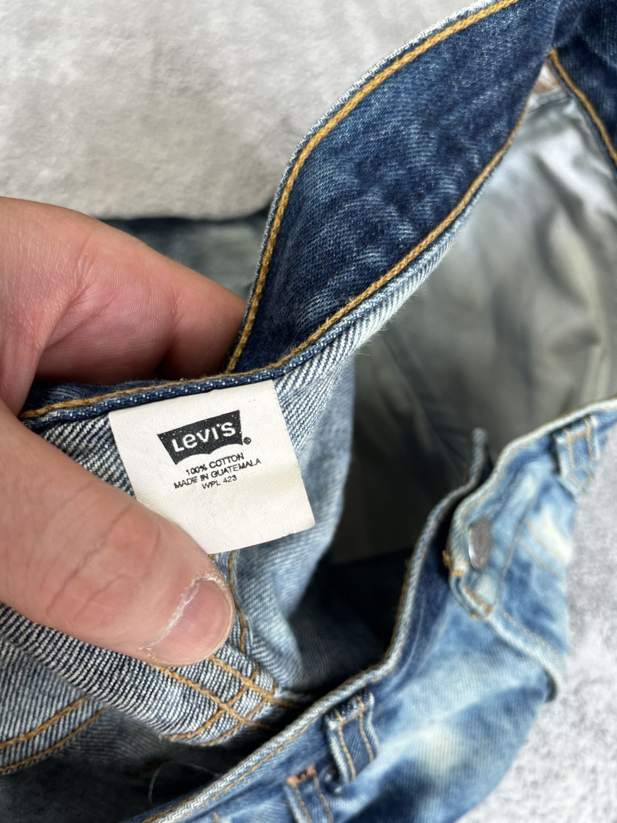Levi's Vintage Levis 501 Distressed Jeans Size US 32 / EU 48 - 13 Thumbnail