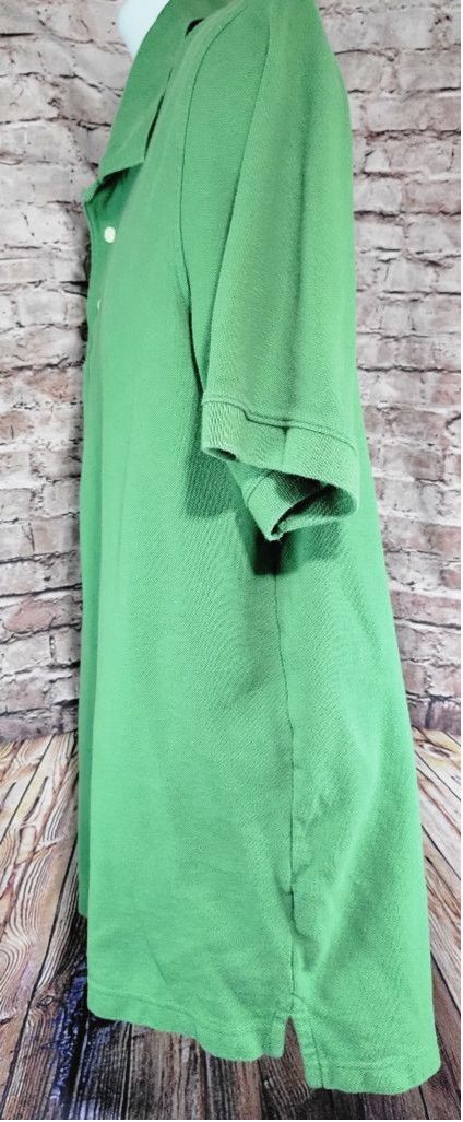 Croft & Barrow Men's Croft & Barrow Easy Care Pique Green Polo Shirt Size L Size US L / EU 52-54 / 3 - 4 Thumbnail