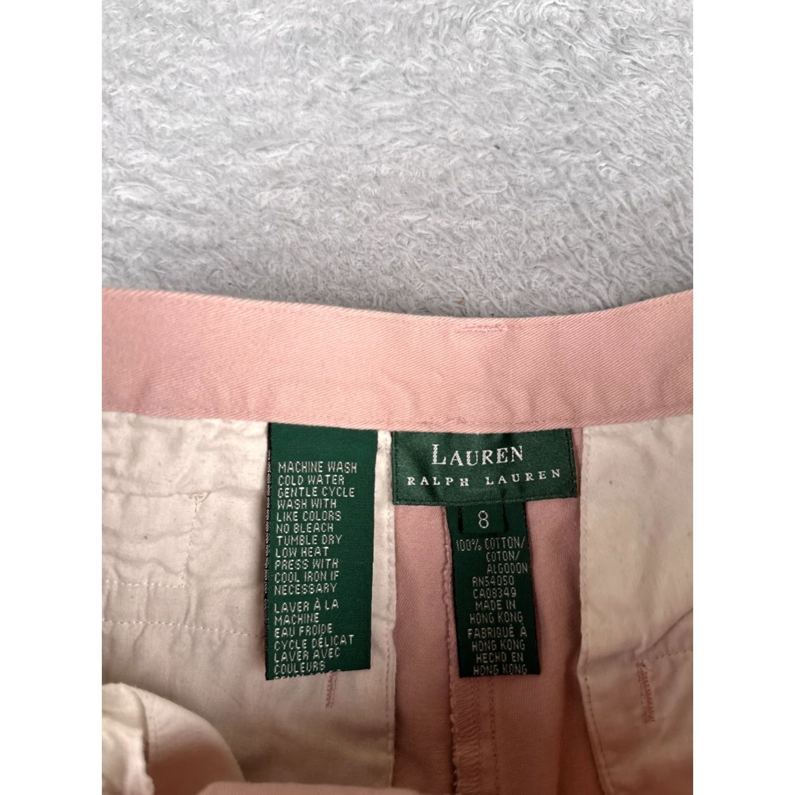 Ralph Lauren Vintage Lauren Ralph Lauren Pink Cotton Twill Women’s Shorts Size 8 Mid Rise 5-Pocket Chino Casual Outdoor Size 30" / US 8 / IT 44 - 7 Thumbnail