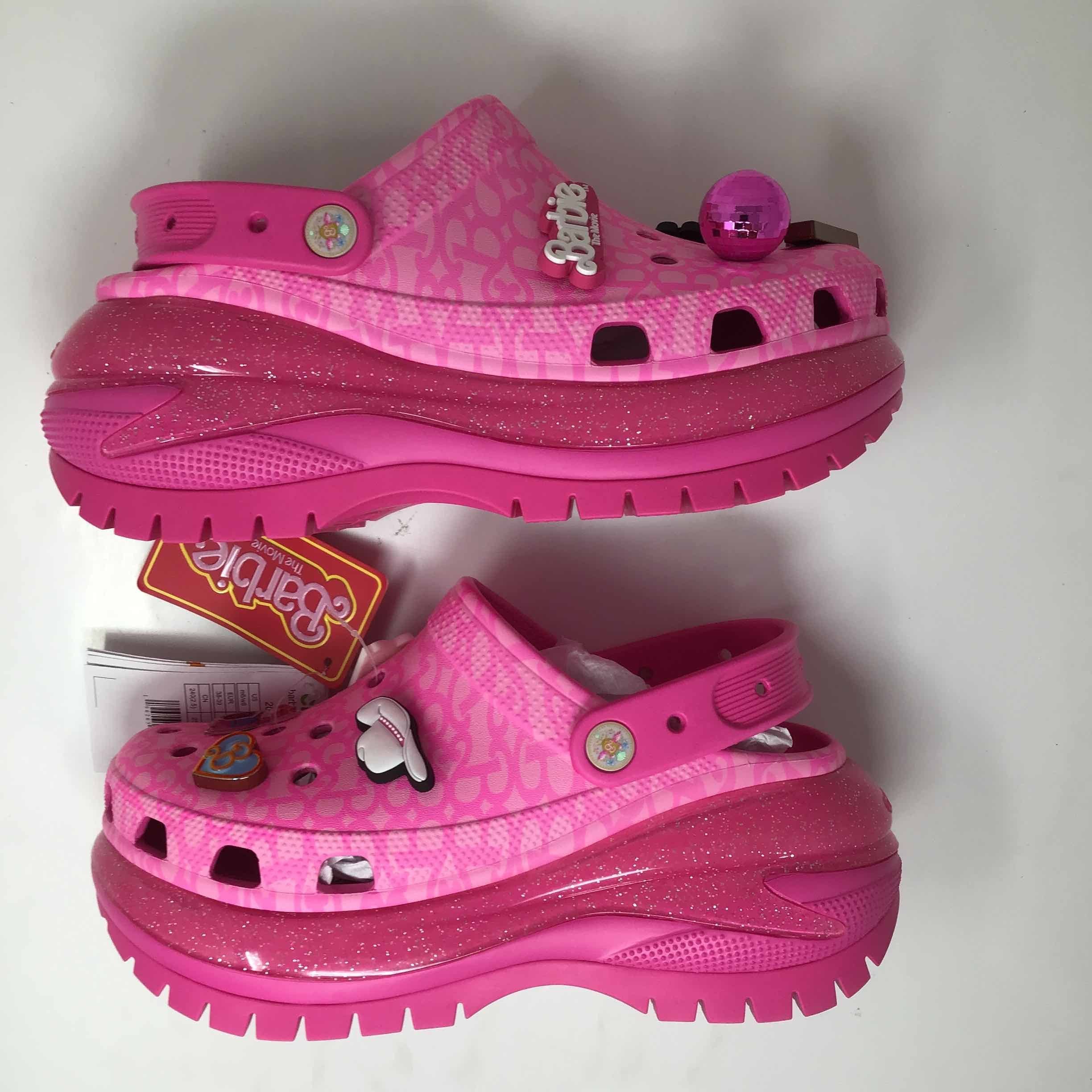 Crocs Classic Mega Crush Clog Barbie The Movie Electric Pink Limited cheapest Edition