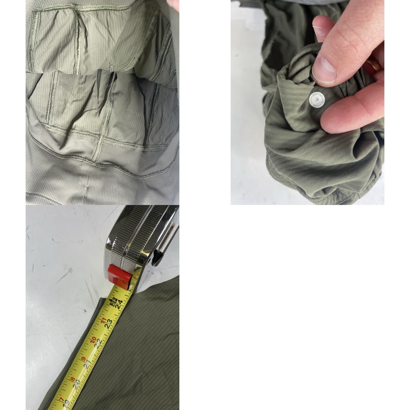 Lululemon Lululemon Dance Studio Pants Womens 4 Green Cropped Woven Nylon Spandex Athletic Straight Dance Gym Yoga Size 27" / US 4 / IT 40 - 8 Thumbnail