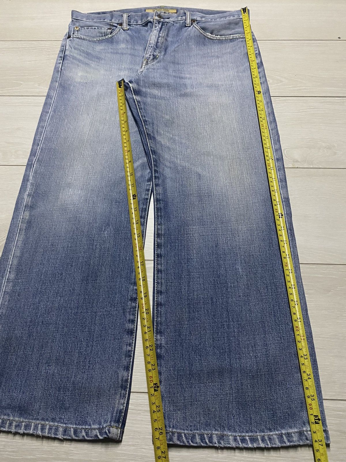 Japanese Brand Vintage Japanese Brand Uniqlo S002 Fade Wash Baggy Jeans Size US 36 / EU 52 - 12 Thumbnail
