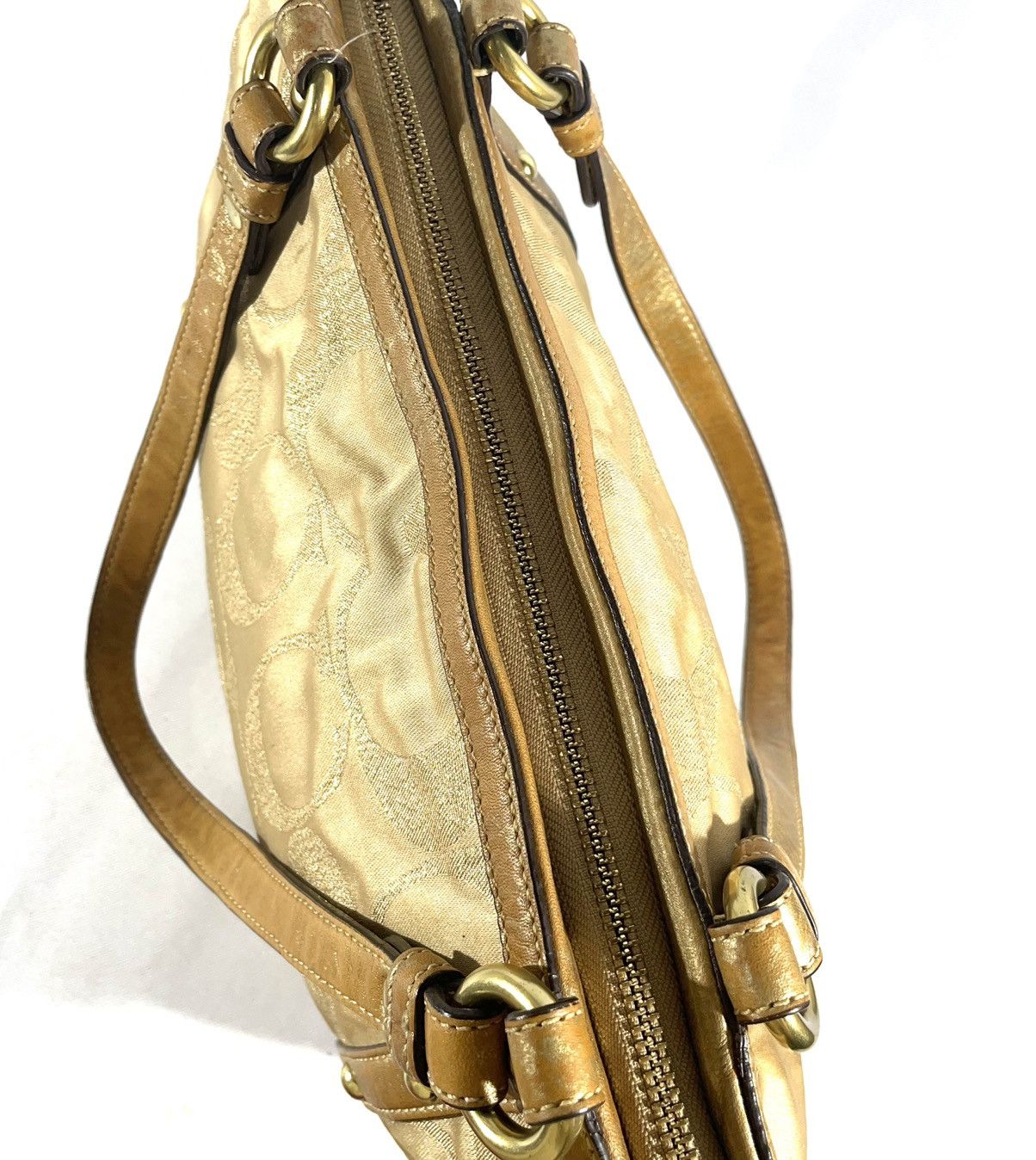 Coach Vintage Satin Monogram Handbag Size ONE SIZE - 10 Thumbnail