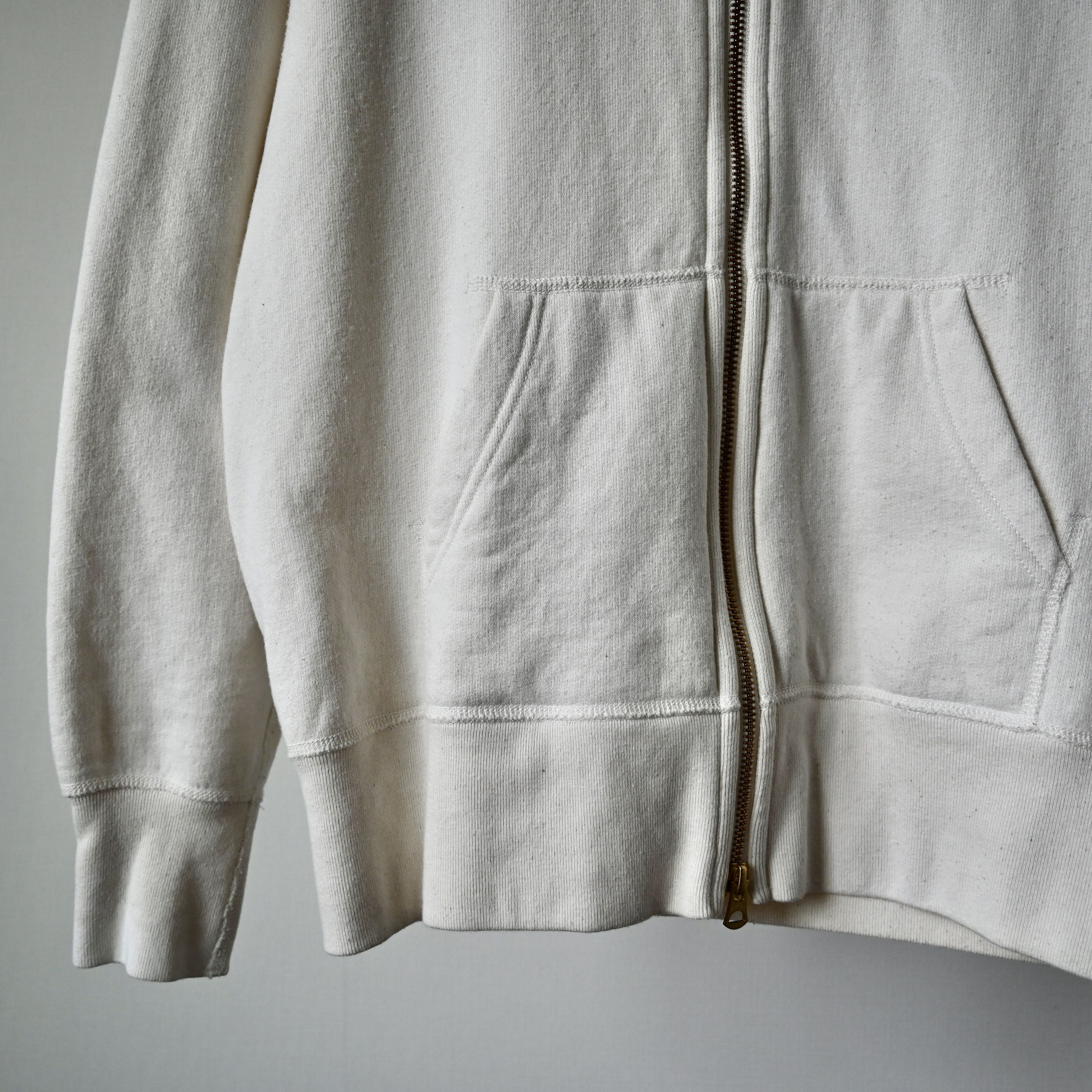Orcival ORCIVAL loopwheeled ecru cotton zip-up hoodie Size S / US 4 / IT 40 - 5 Thumbnail